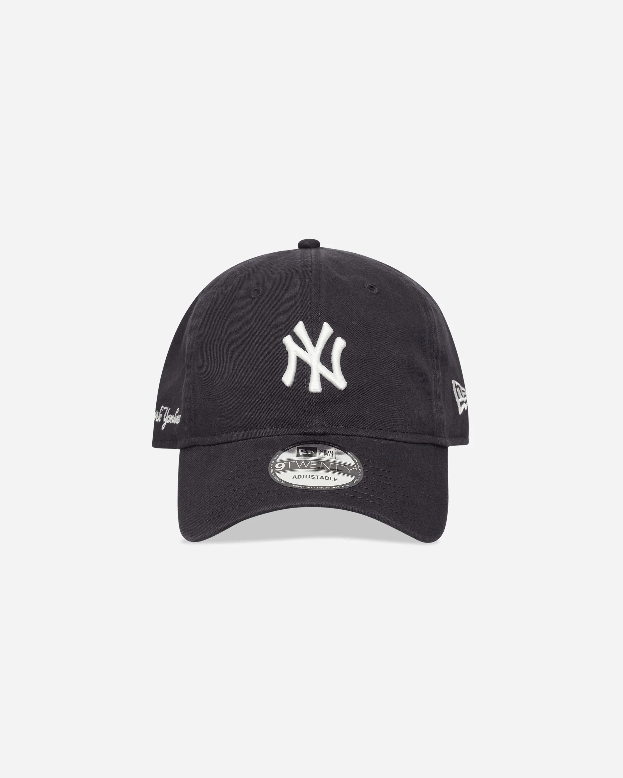New York Yankees MLB Washed Script 9TWENTY Cap Navy - Image 2