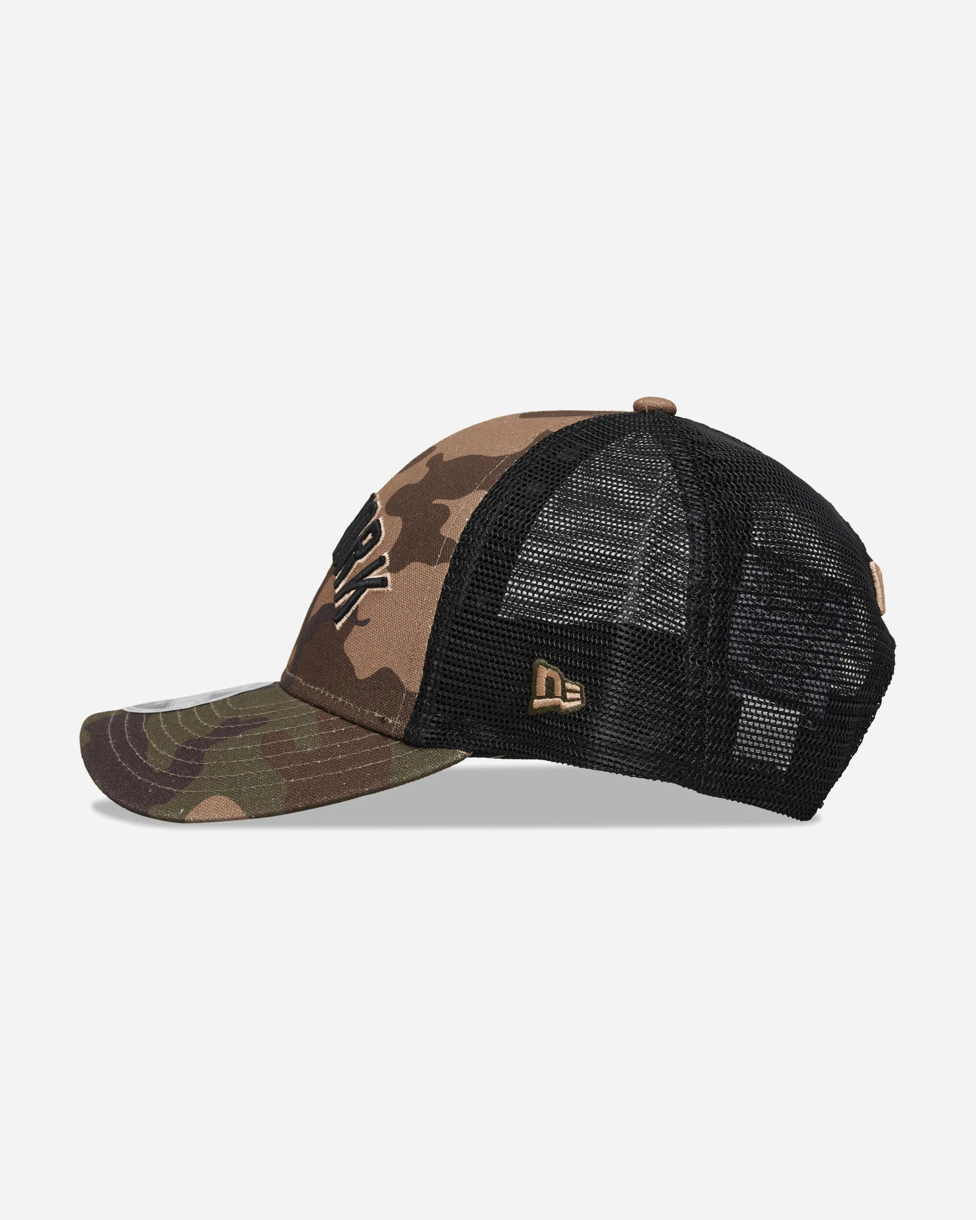 New York Yankees MLB Wordmark 9FORTY M-Crown Adjustable Cap Woodland Camo - Image 4