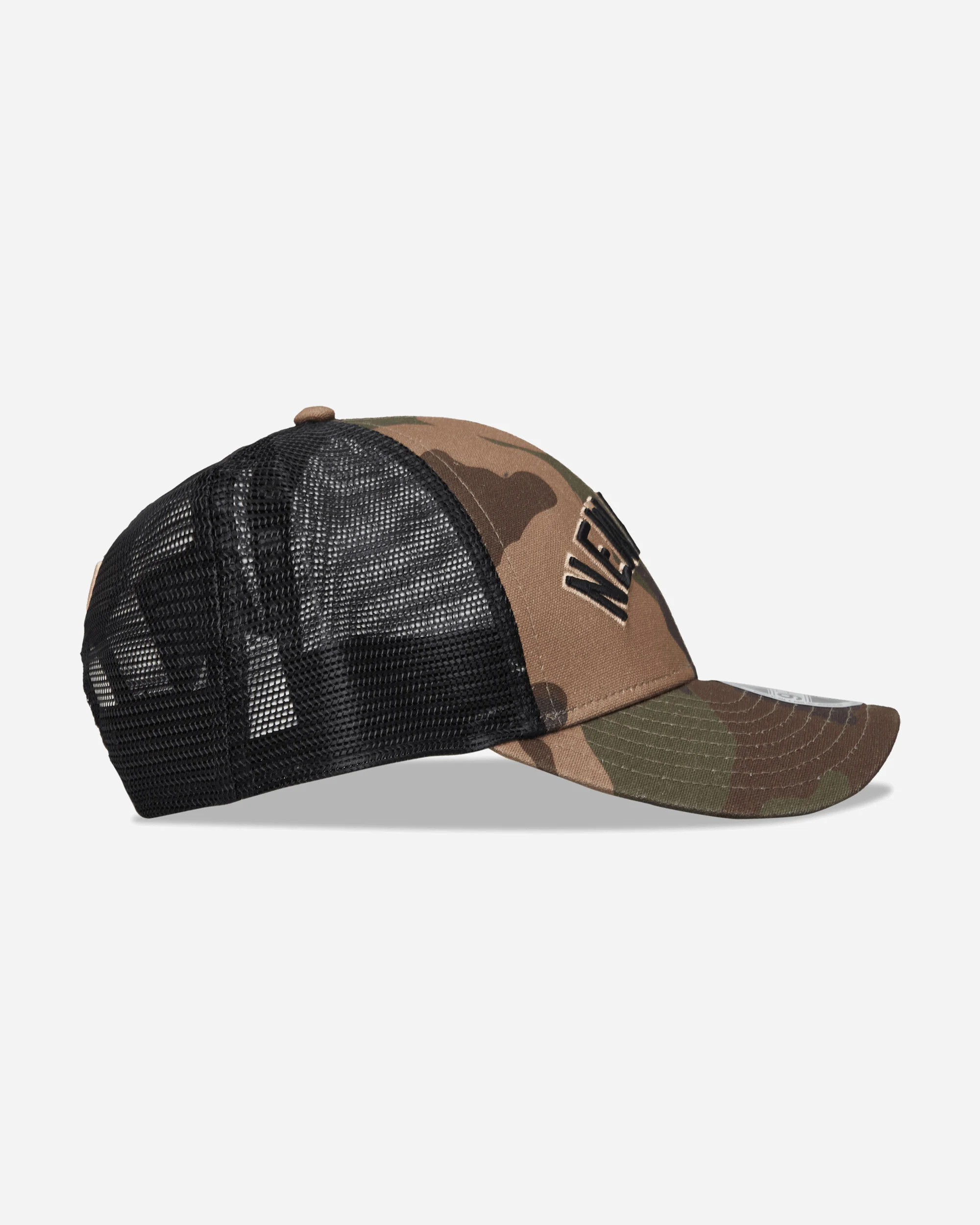 New York Yankees MLB Wordmark 9FORTY M-Crown Adjustable Cap Woodland Camo - Image 6