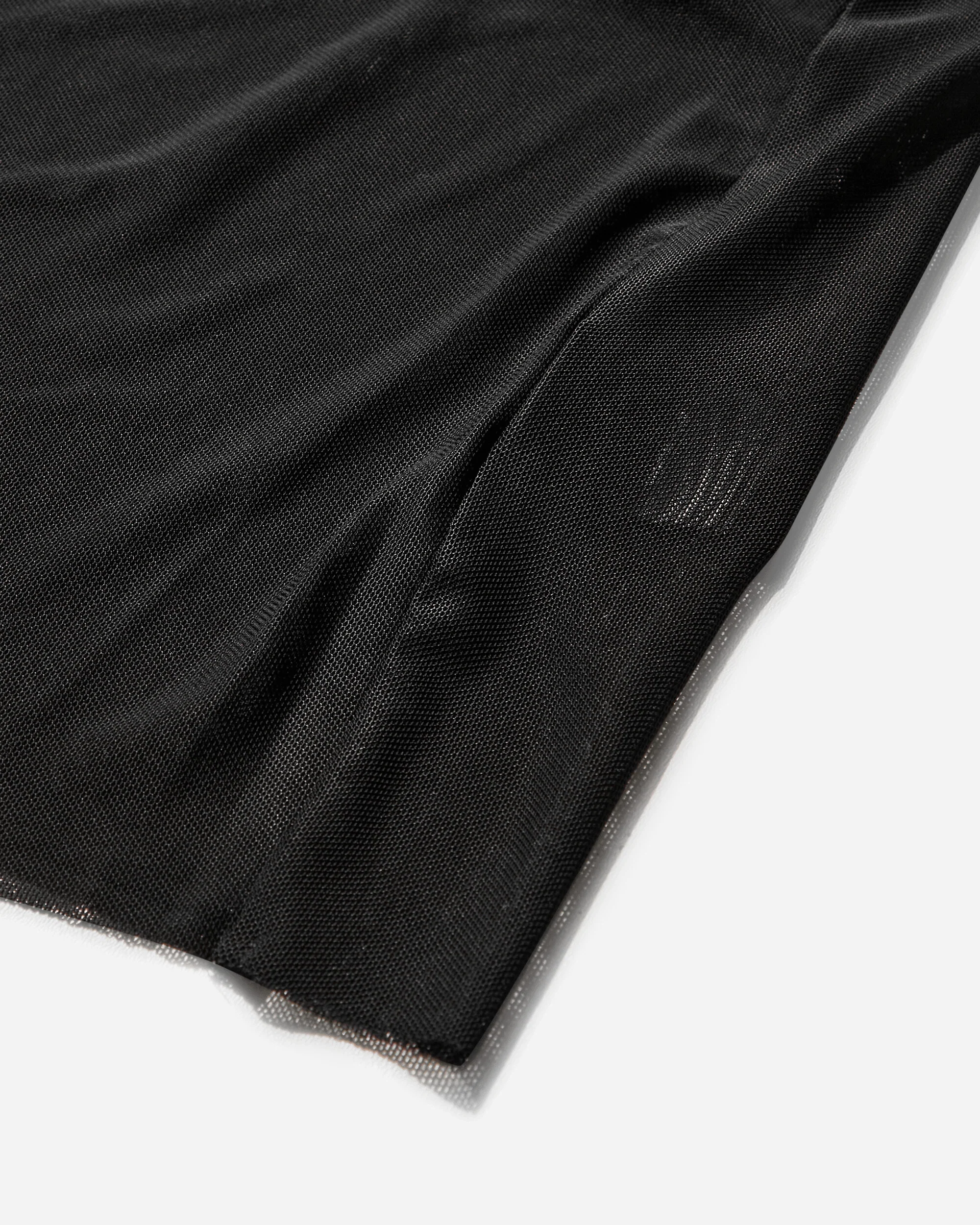 Women's Asymmetric Neck Tie Top Black - Image 3