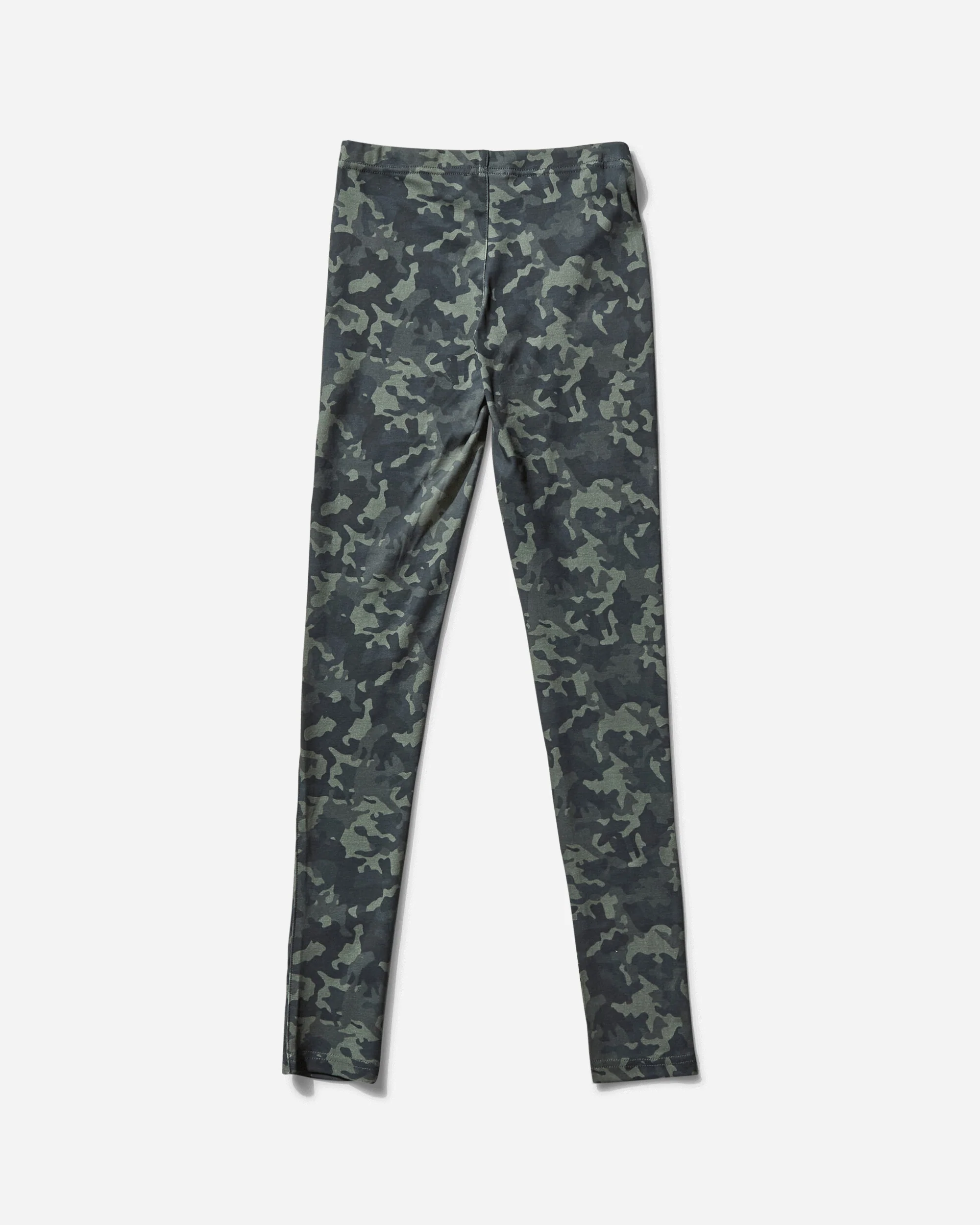 Women's Camo Print Full Length Leggings Green - Image 2