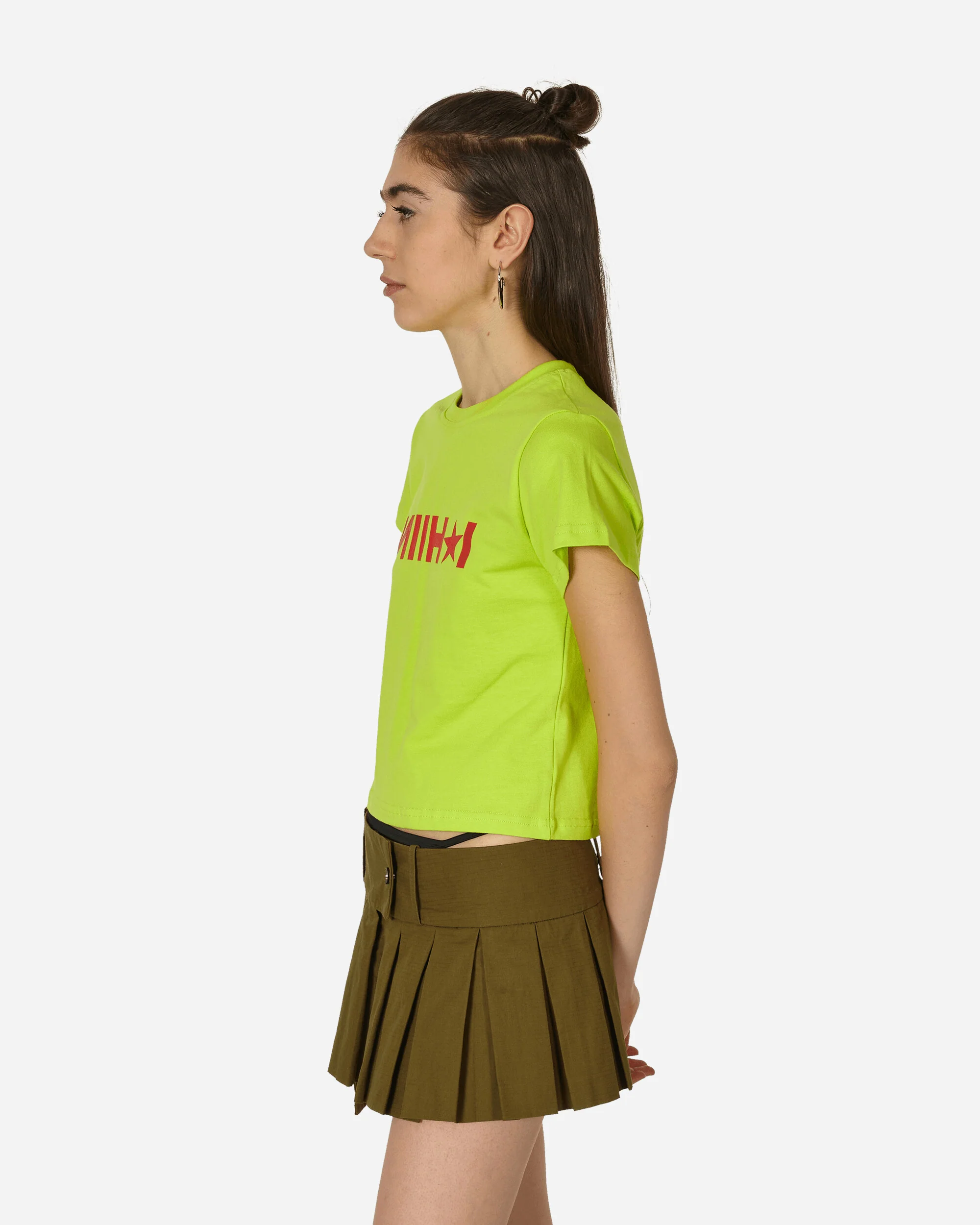 High Star Baby Tee Neon Yellow - Image 2