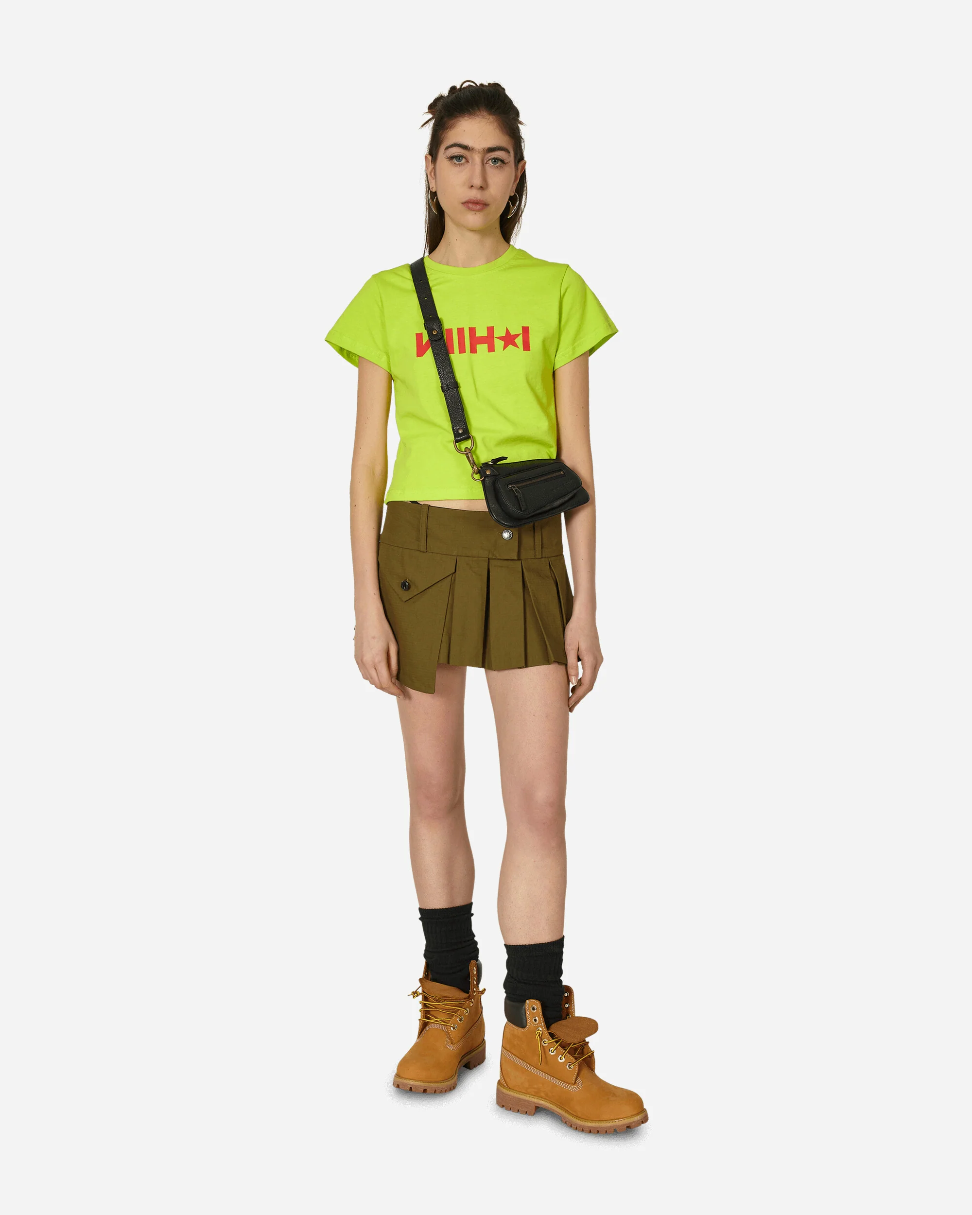 High Star Baby Tee Neon Yellow - Image 4