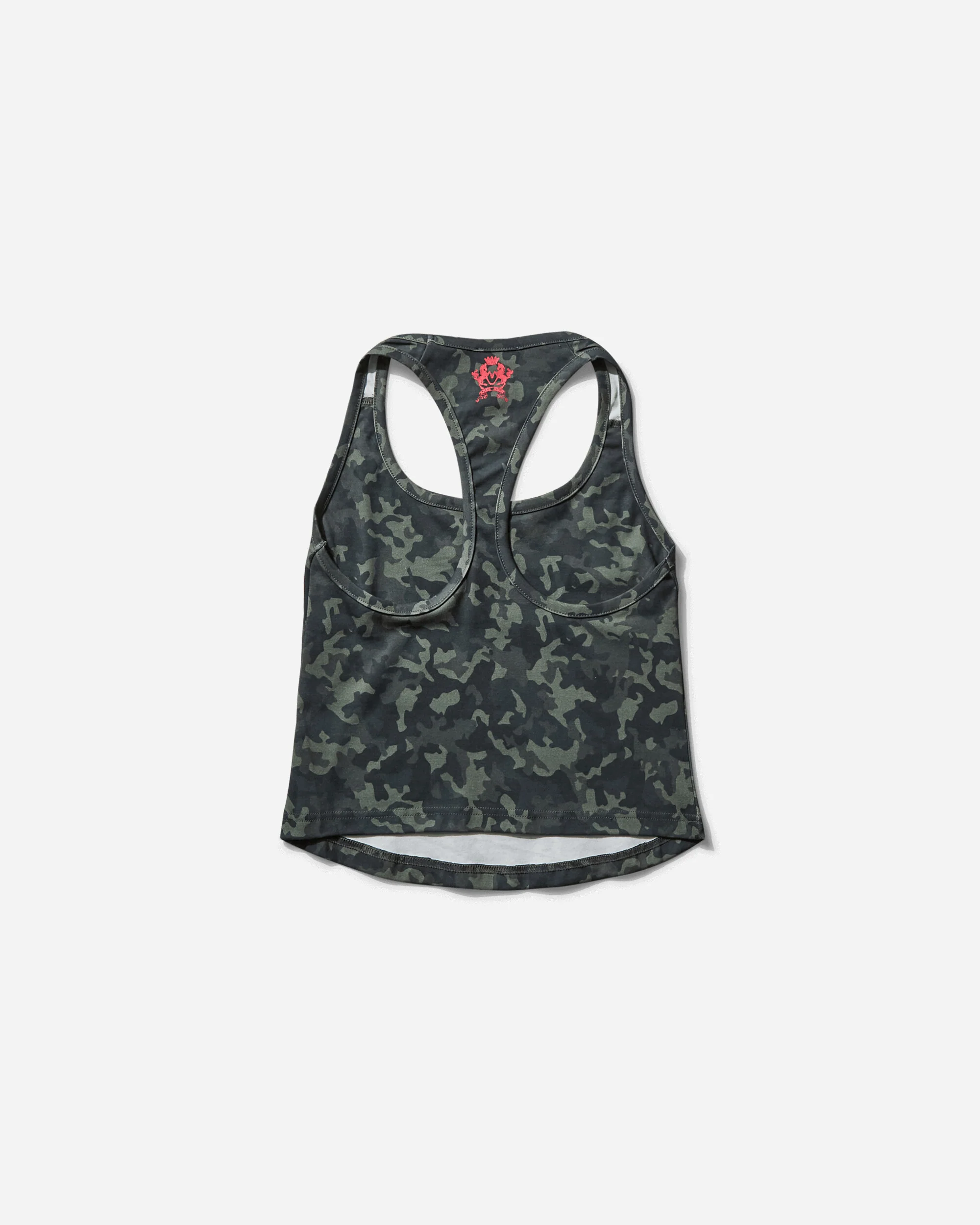 Women's Camo Print Vest Top Green - Image 2
