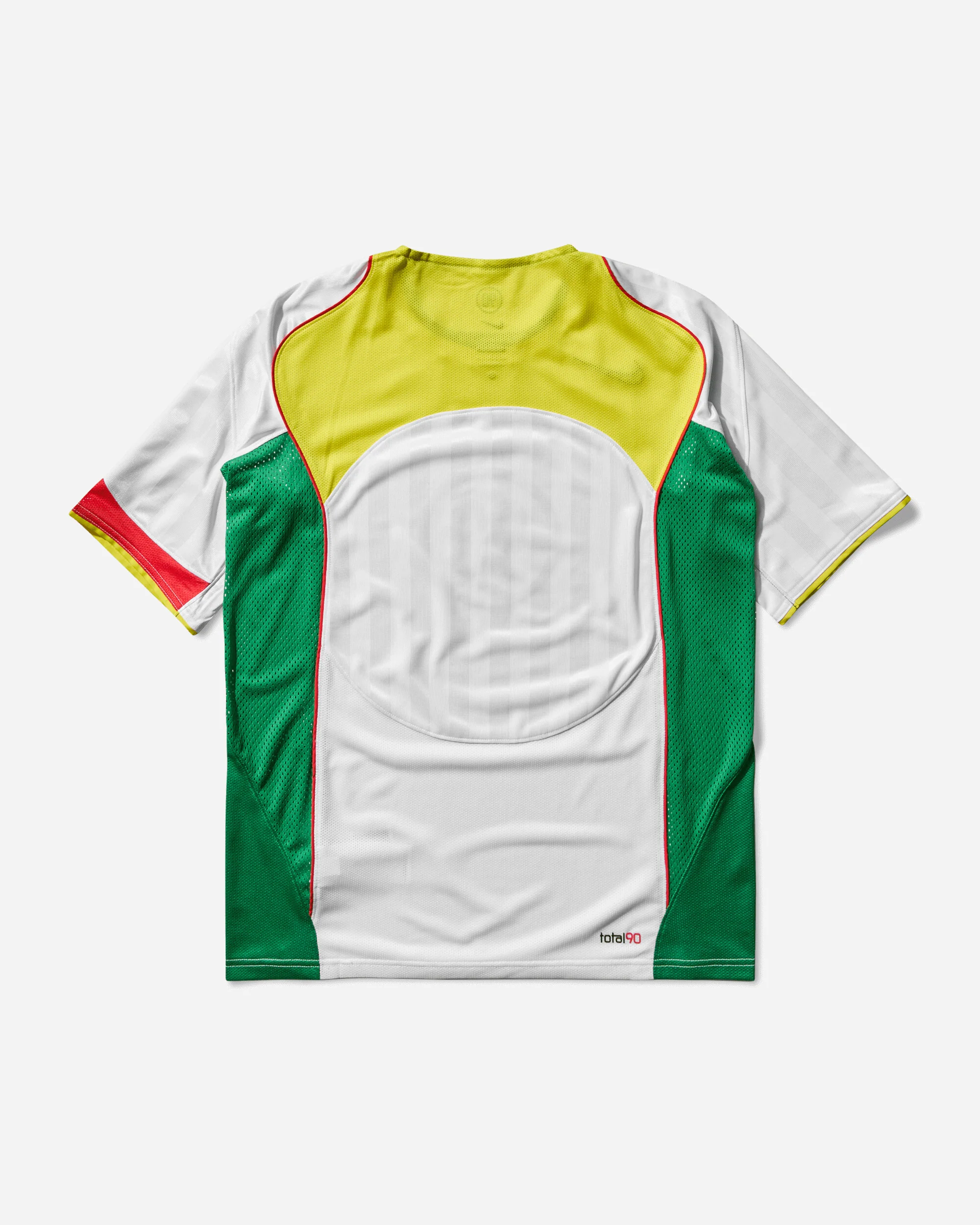 Men's Total 90 Dri-FIT Soccer Jersey White / Opti Yellow - Image 2