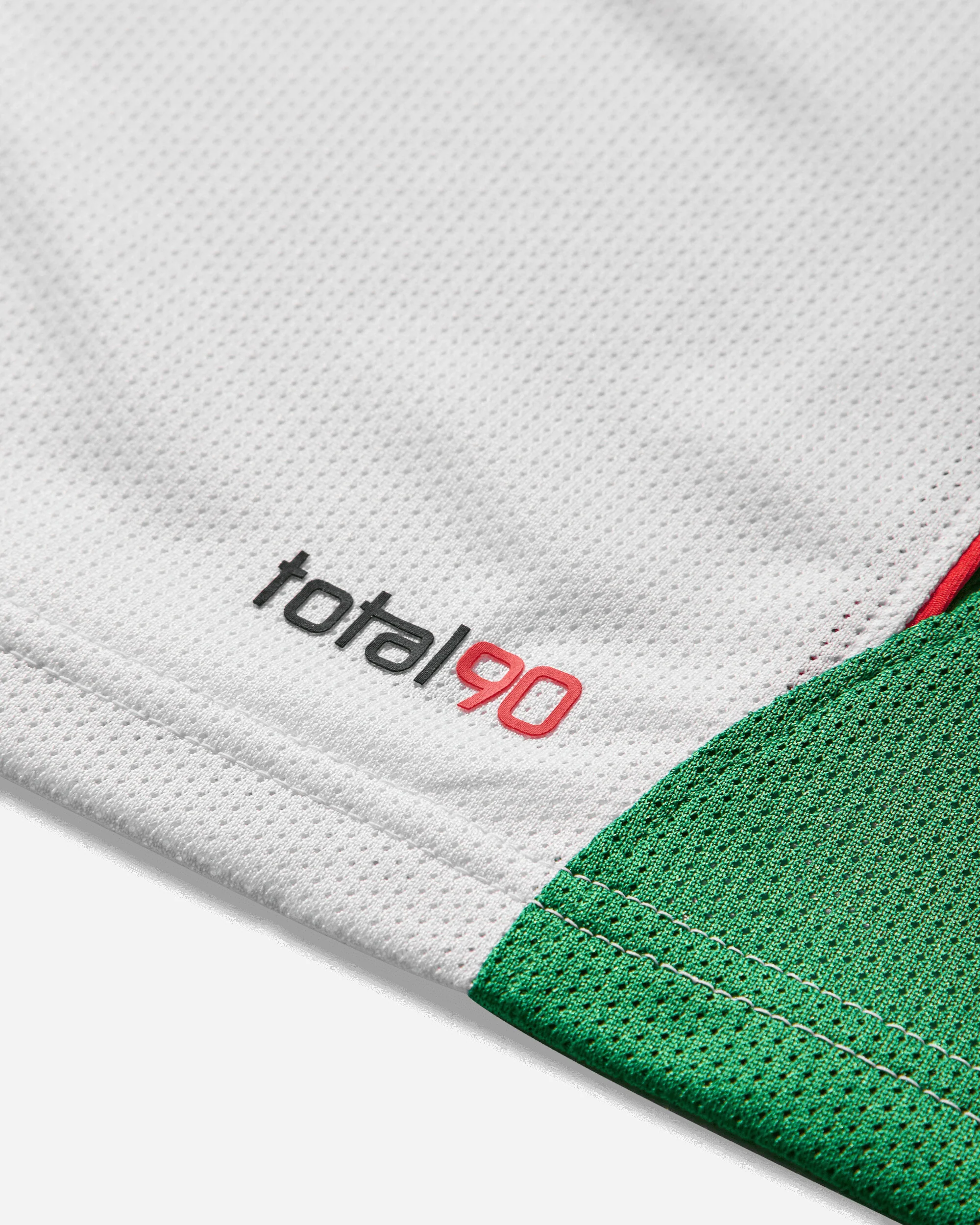 Men's Total 90 Dri-FIT Soccer Jersey White / Opti Yellow - Image 4