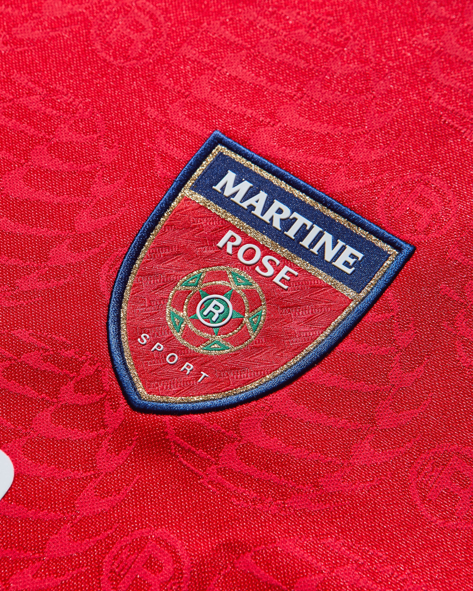 Men's Martine Rose Football Jersey University Red - Image 3