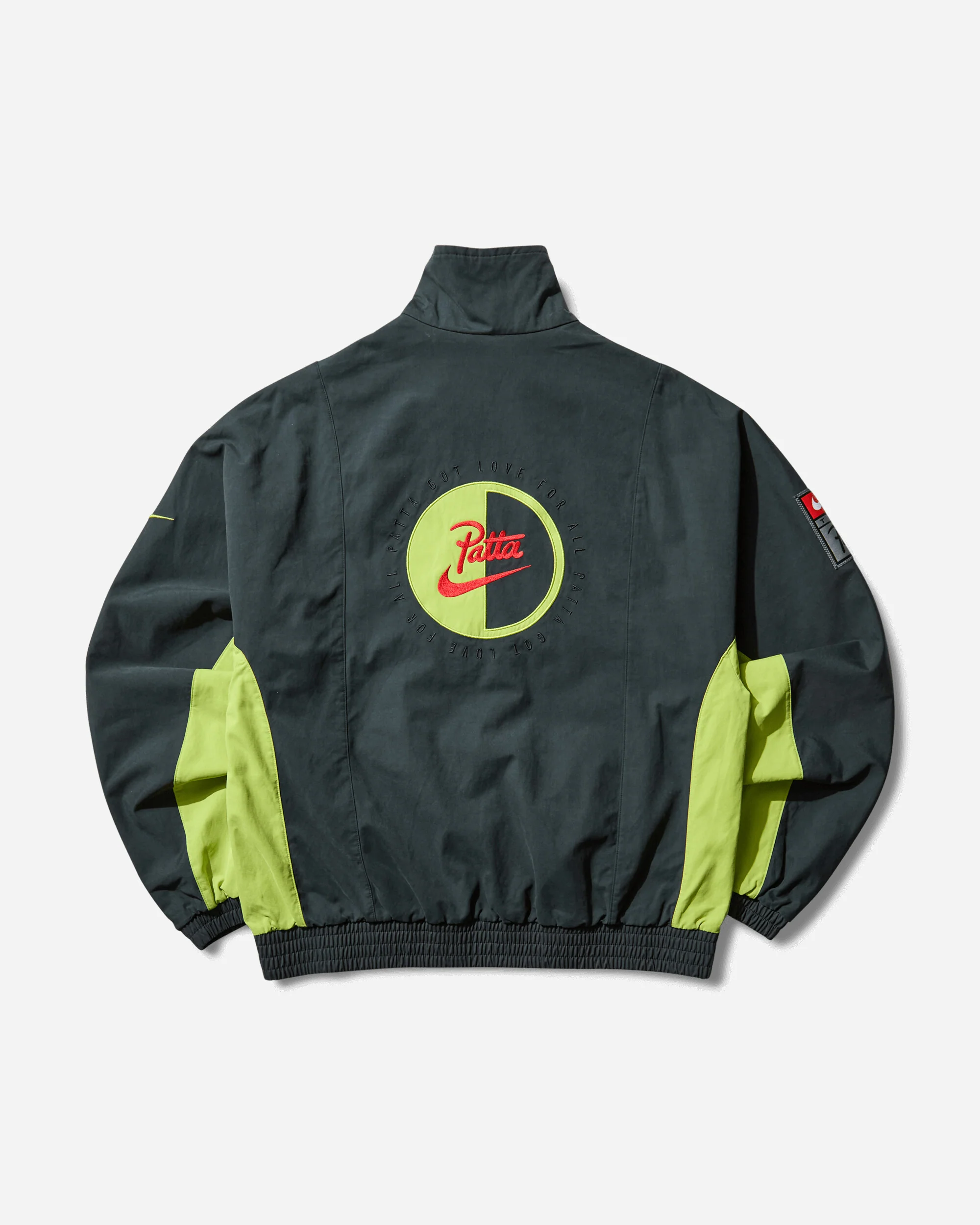 Men's Patta Tracksuit Jacket Black / Cyber - Image 2