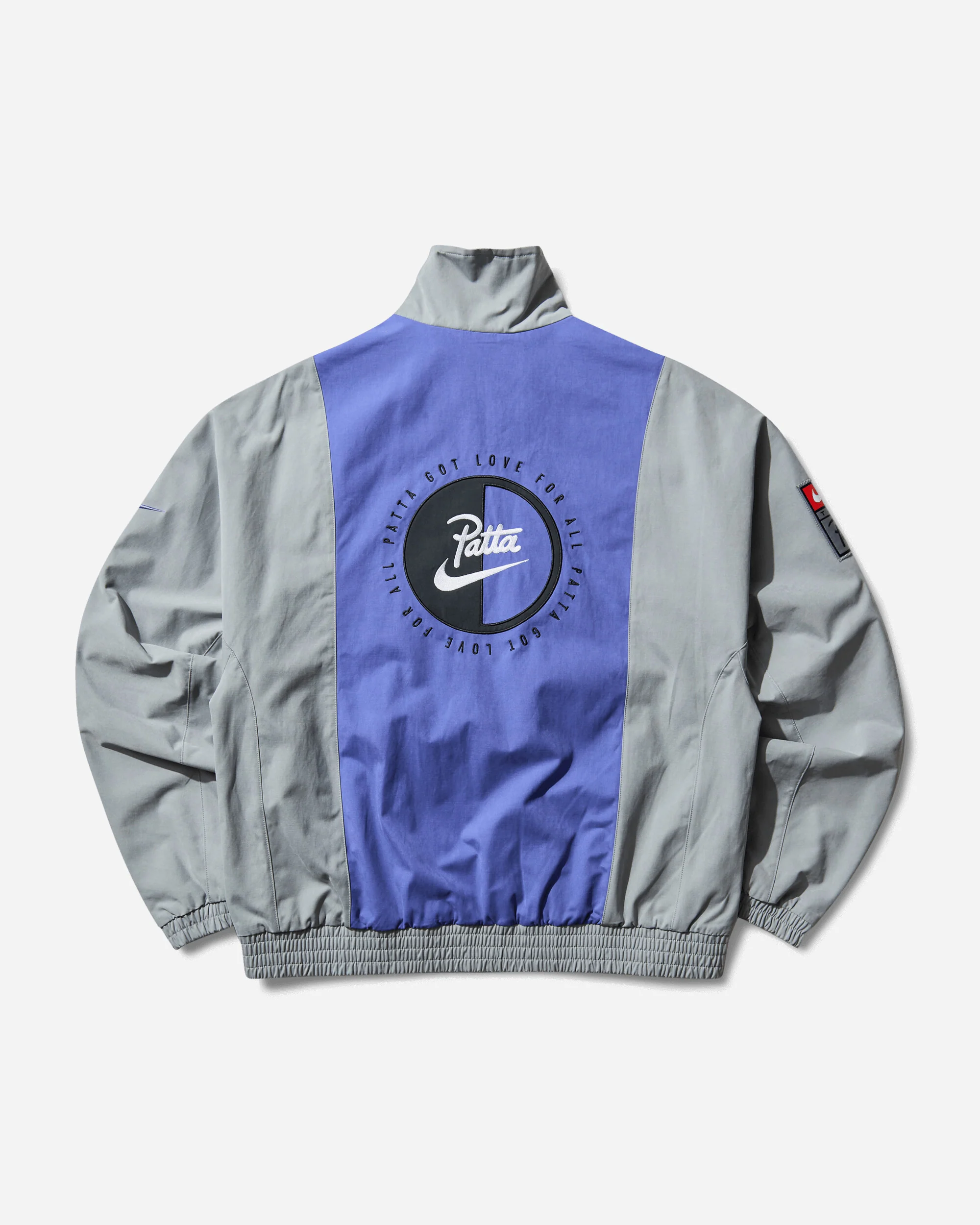 Men's Patta Tracksuit Jacket Particle Grey / Sapphire - Image 2