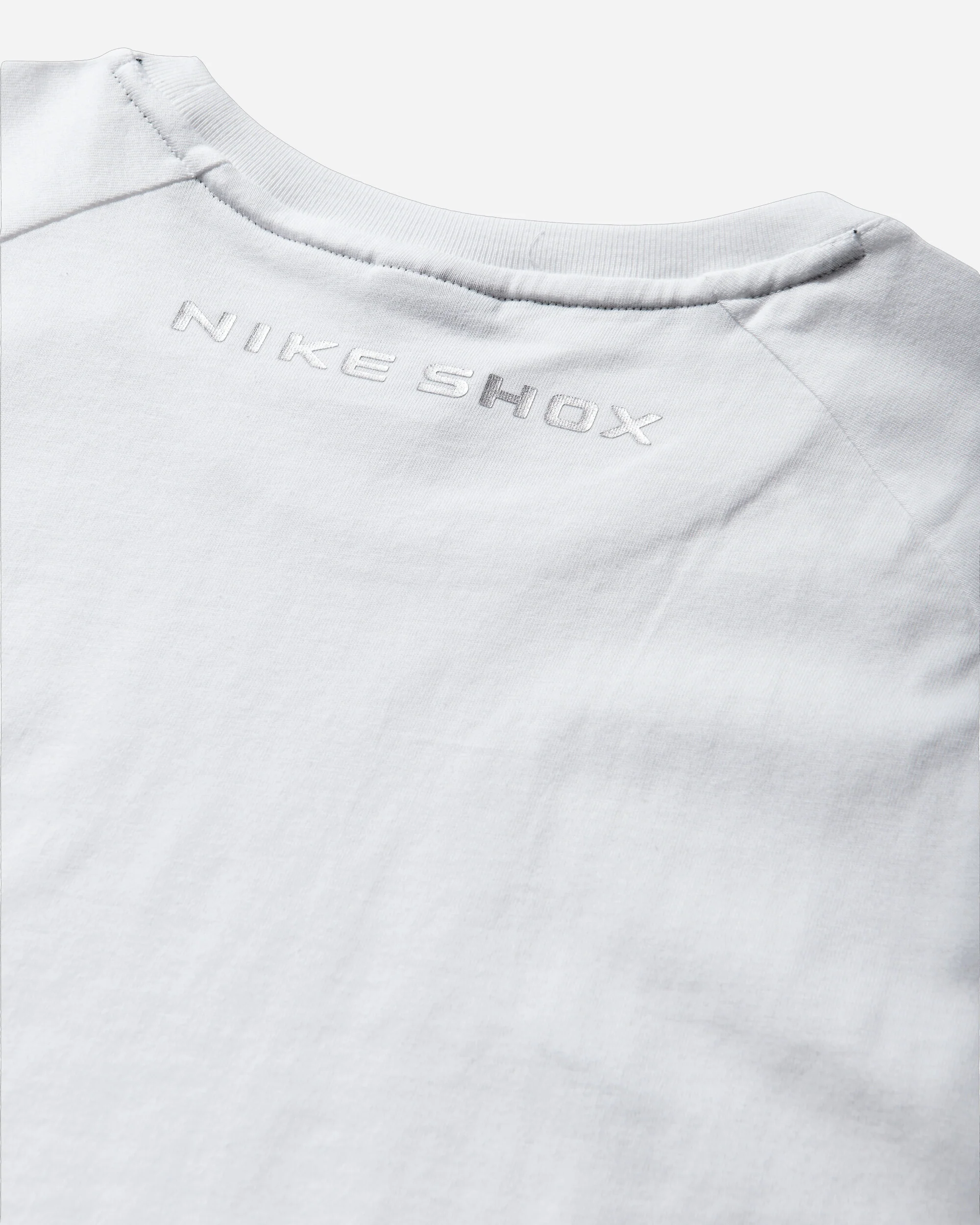 Men's Shox Shortsleeve Top White / Light Armoury Blue / Wolf Grey - Image 3