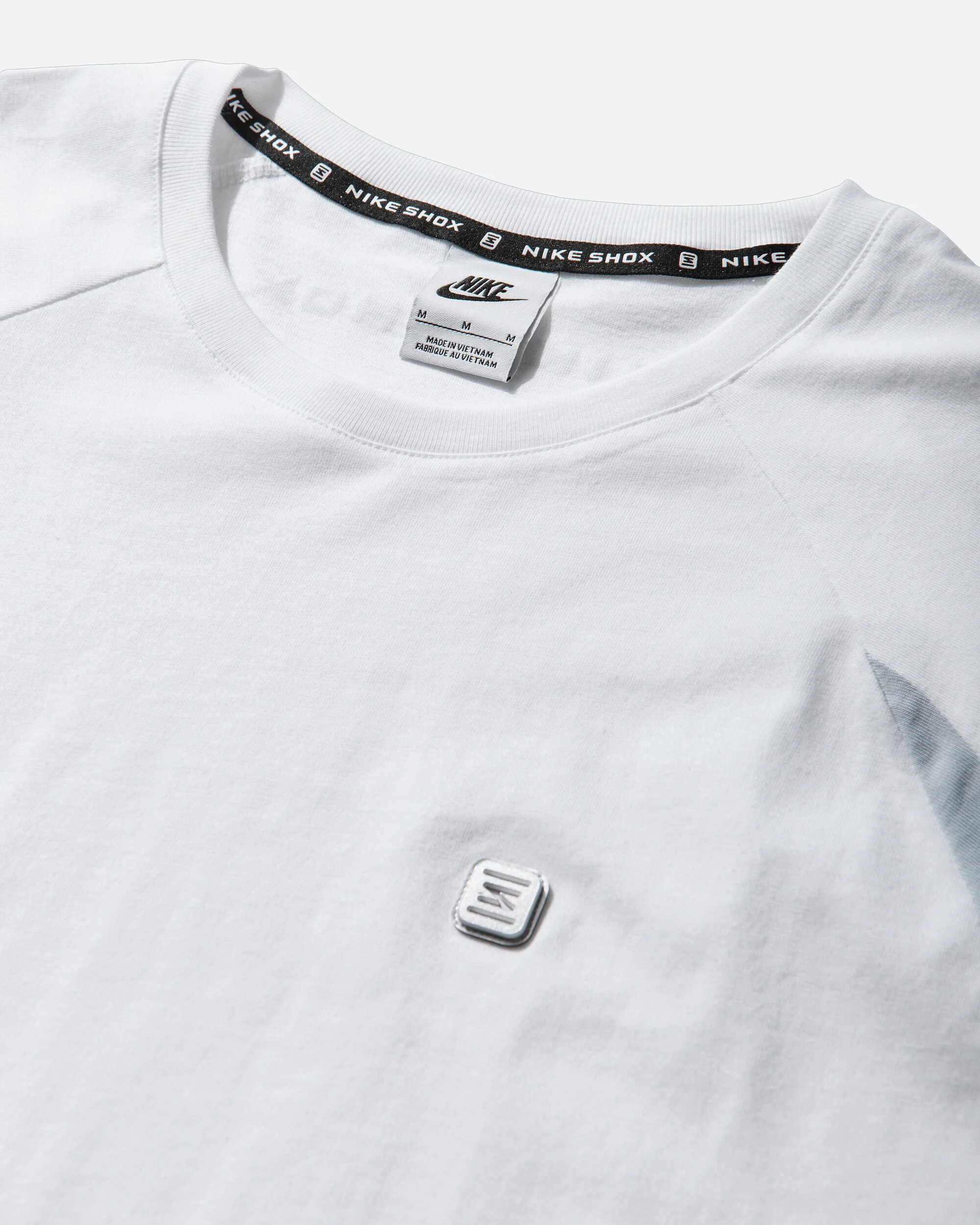 Men's Shox Shortsleeve Top White / Light Armoury Blue / Wolf Grey - Image 4