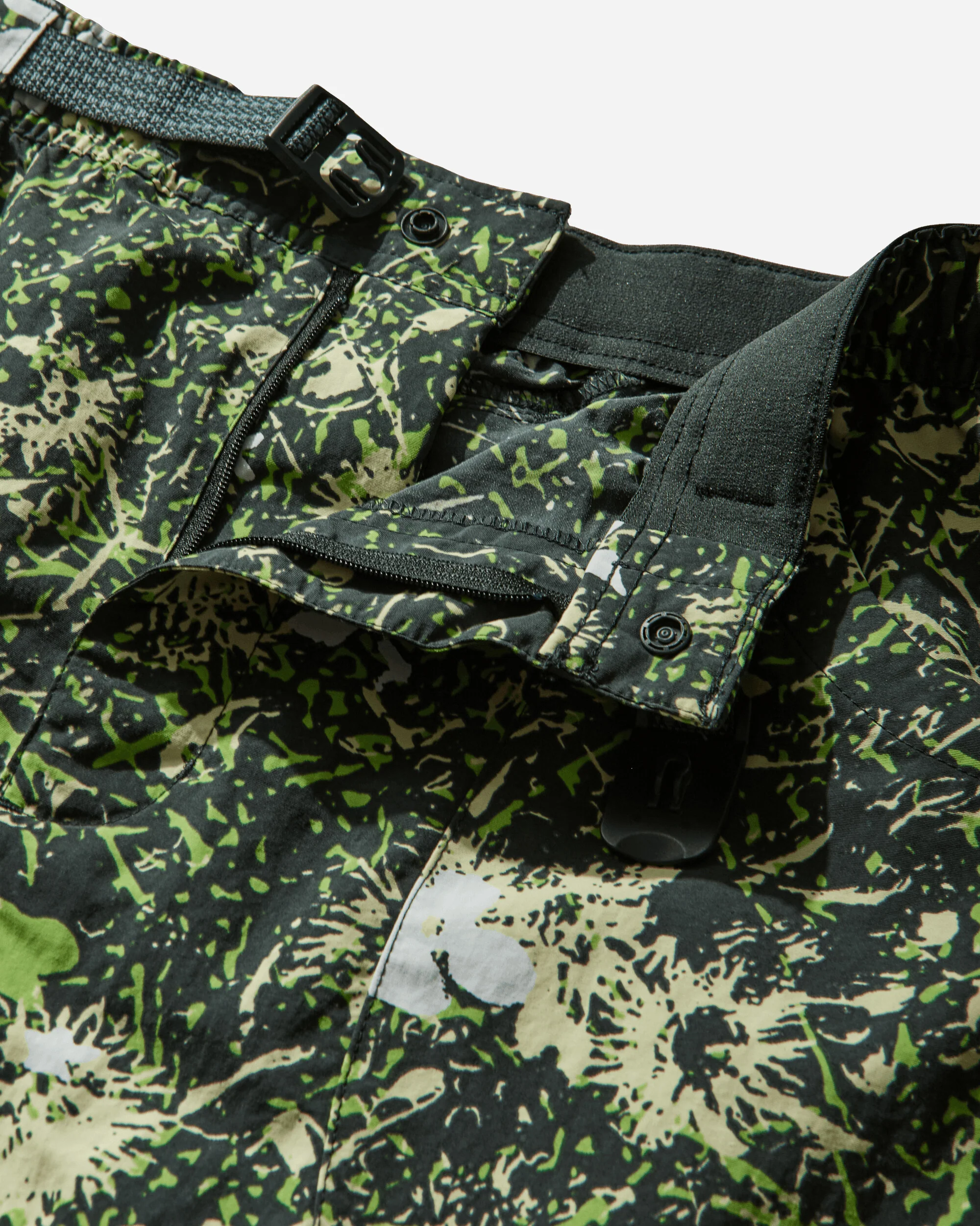 Men's ACG "Dolomiti" Shorts Black Spruce / Mineral Slate / Life Lime - Image 3