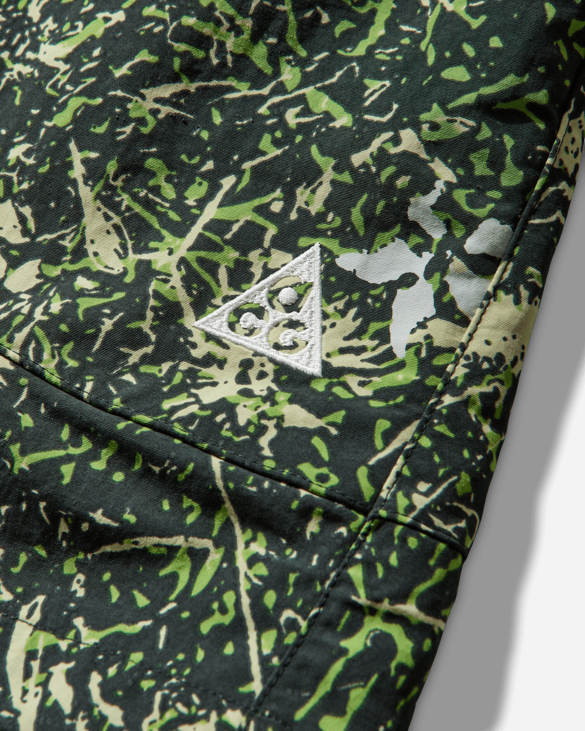 Men's ACG "Dolomiti" Shorts Black Spruce / Mineral Slate / Life Lime - Image 4