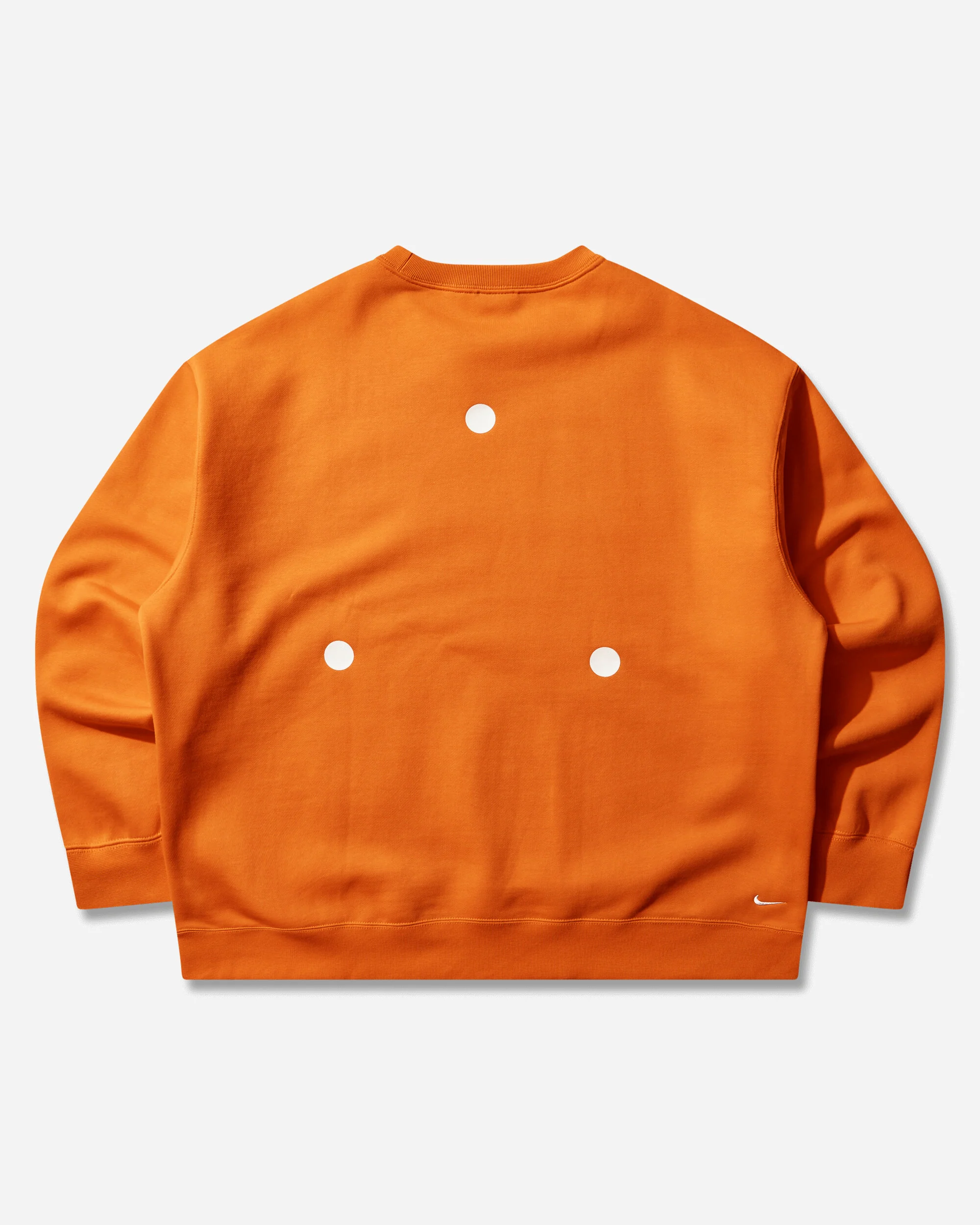 Men's ACG 'Tuff Fleece' Therma-FIT Pullover Crewneck Sweatshirt Safety Orange - Image 2