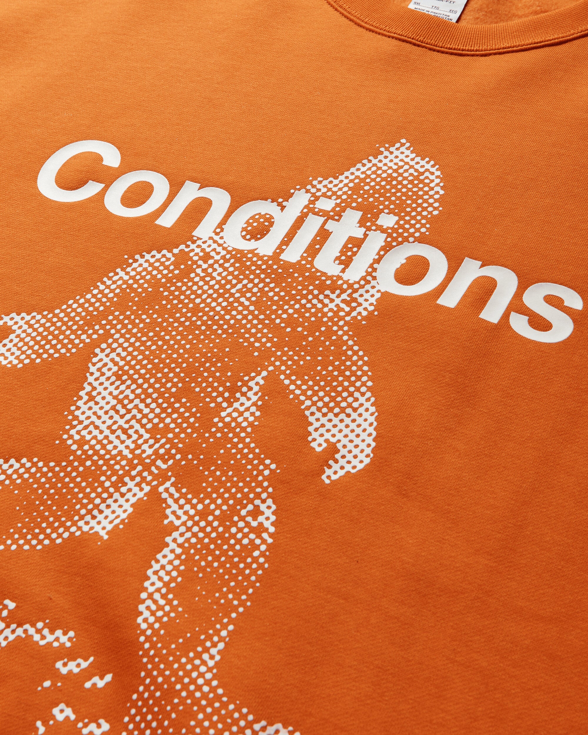 Men's ACG 'Tuff Fleece' Therma-FIT Pullover Crewneck Sweatshirt Safety Orange - Image 4