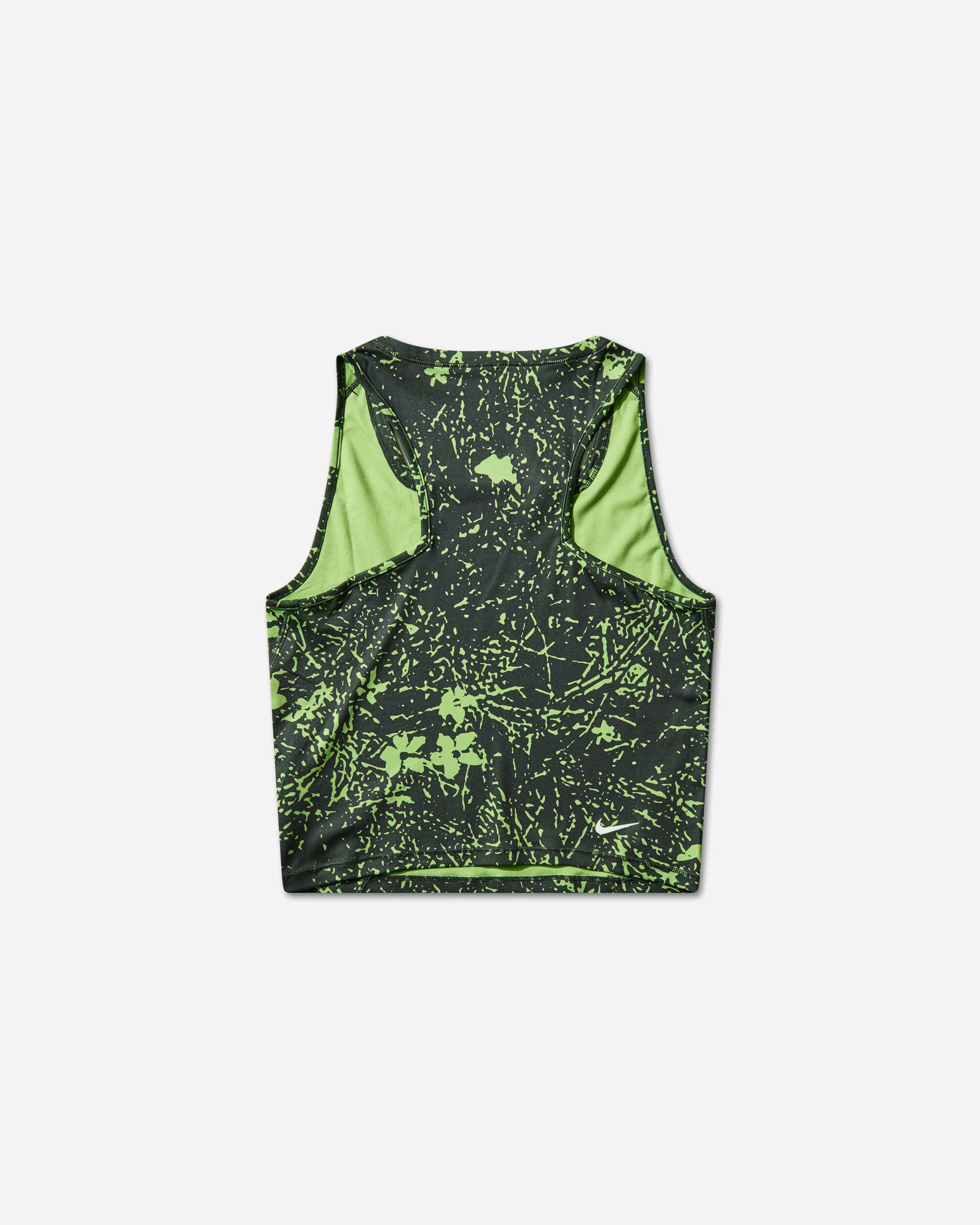 Women's ACG Dri-FIT Trail Running Tank Top Mean Green / Summit White - Image 2