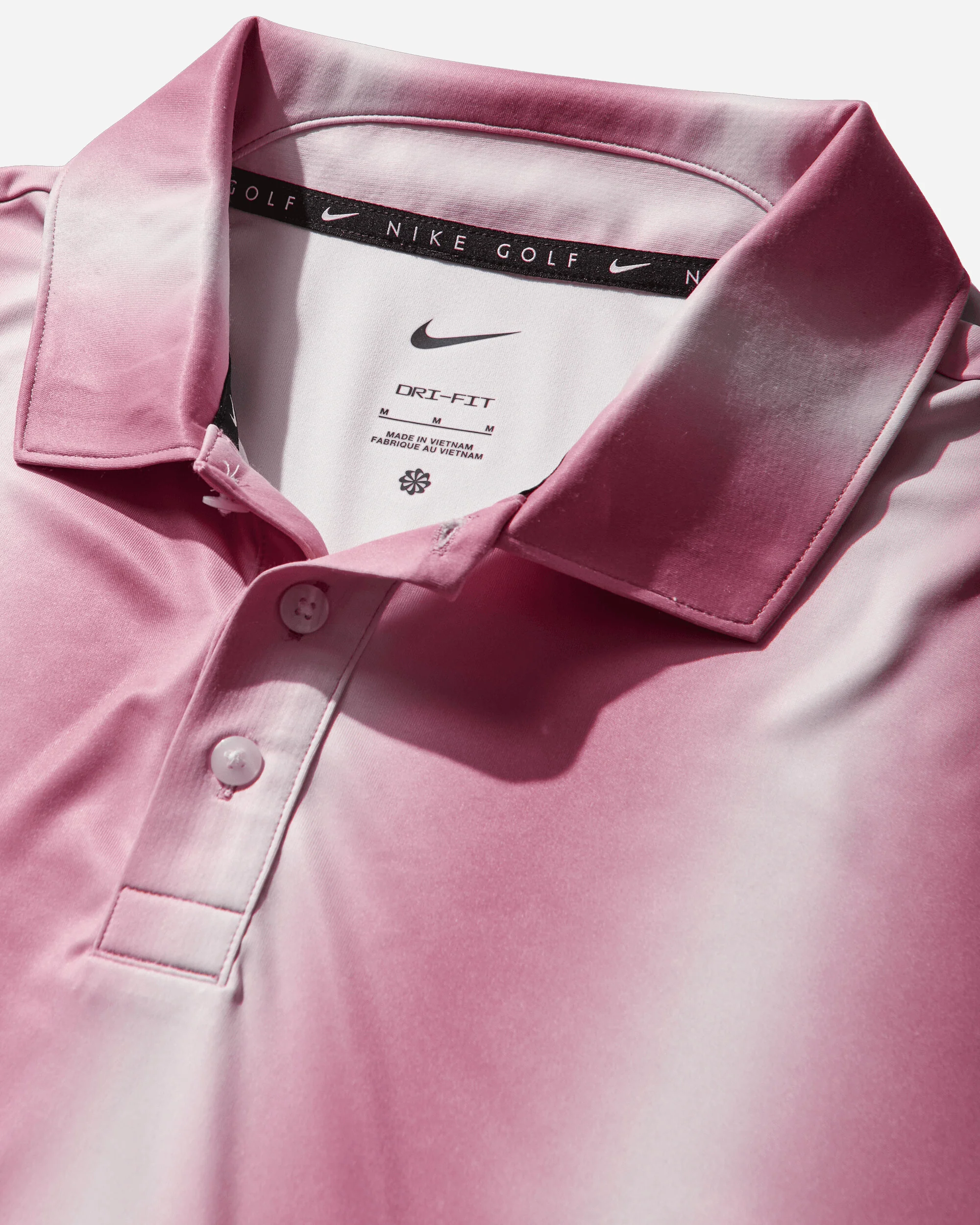 Men's Par Dri-FIT Golf Polo Pearl Pink - Image 3