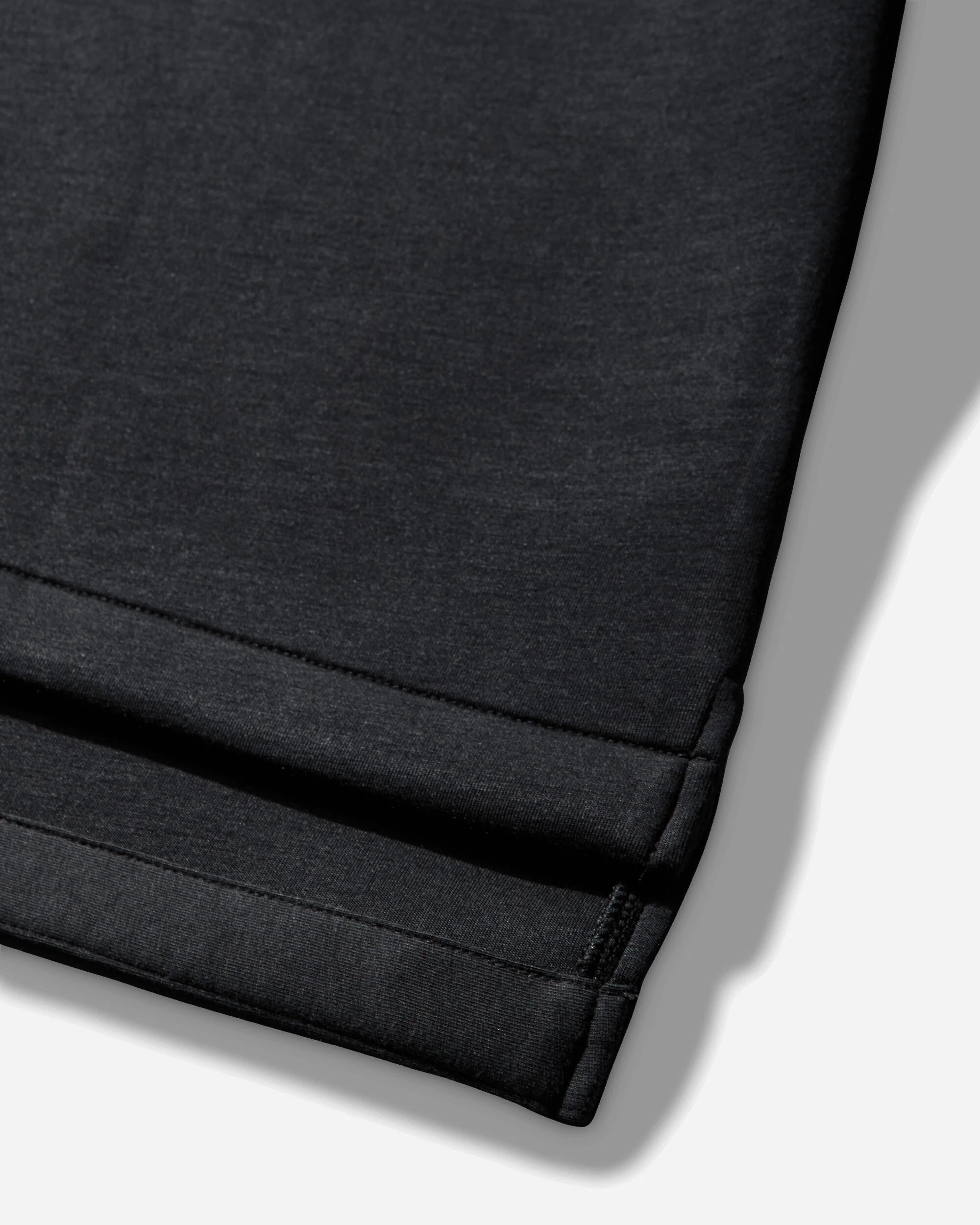Women's Shortsleeve Fleece Top Black - Image 4
