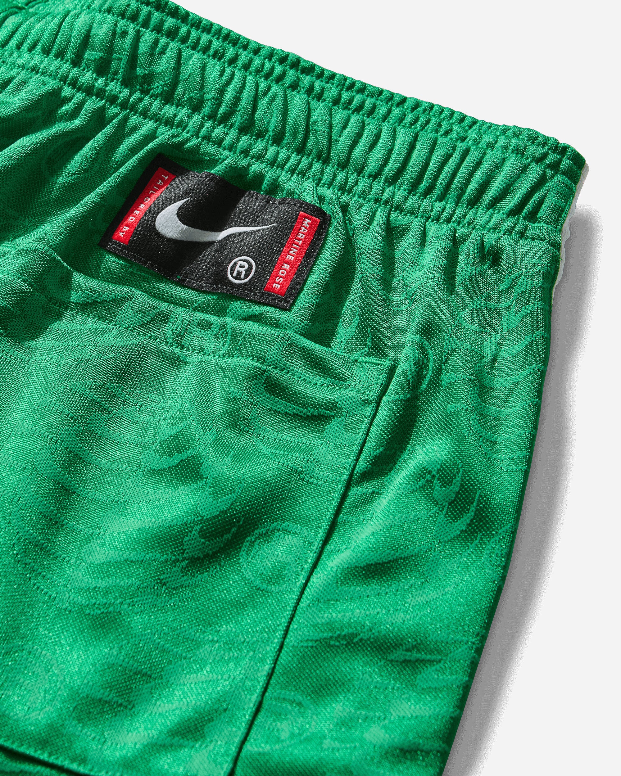 Men's Martine Rose Football Shorts Lucky Green - Image 4