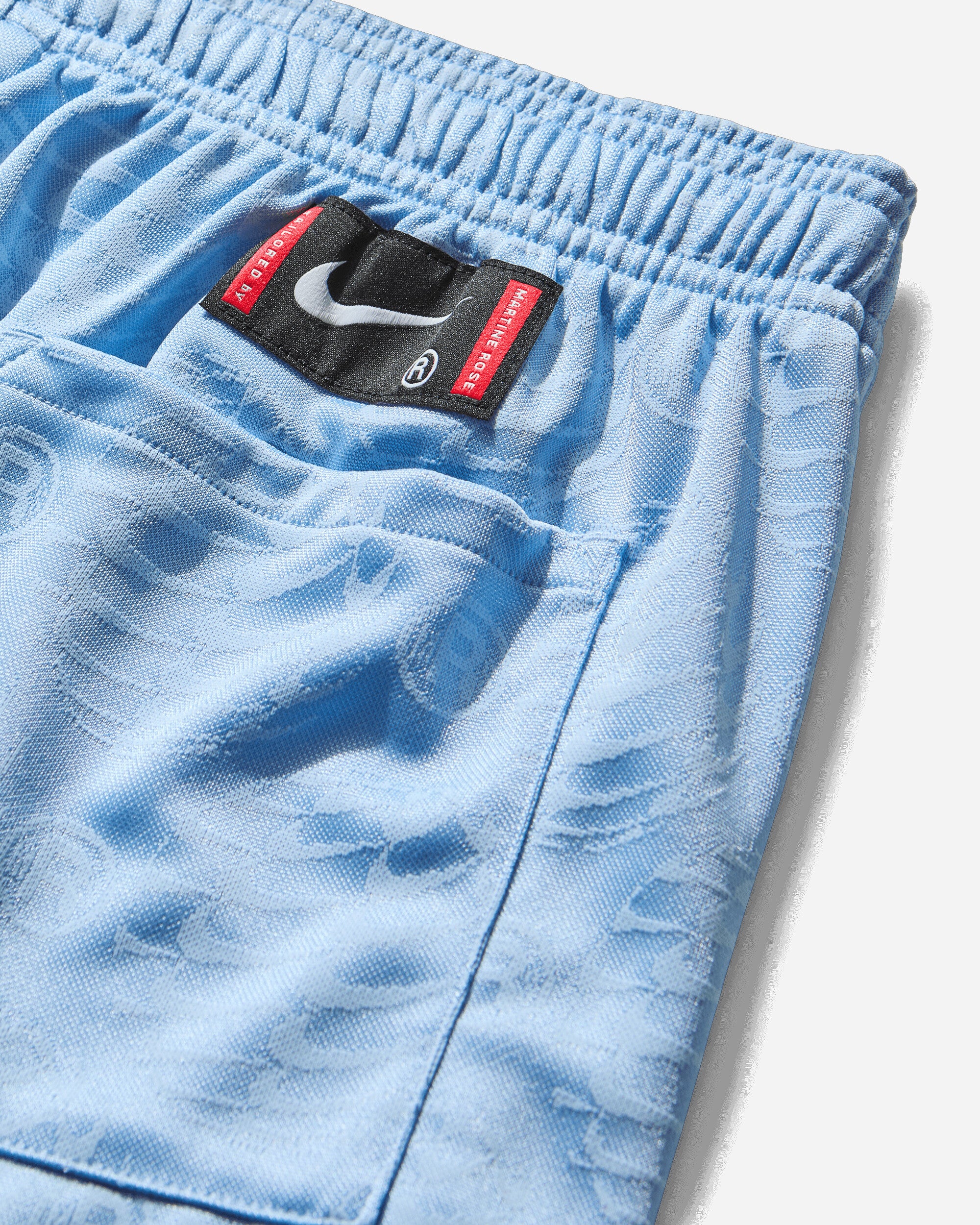 Men's Martine Rose Football Shorts Psychic Blue - Image 4