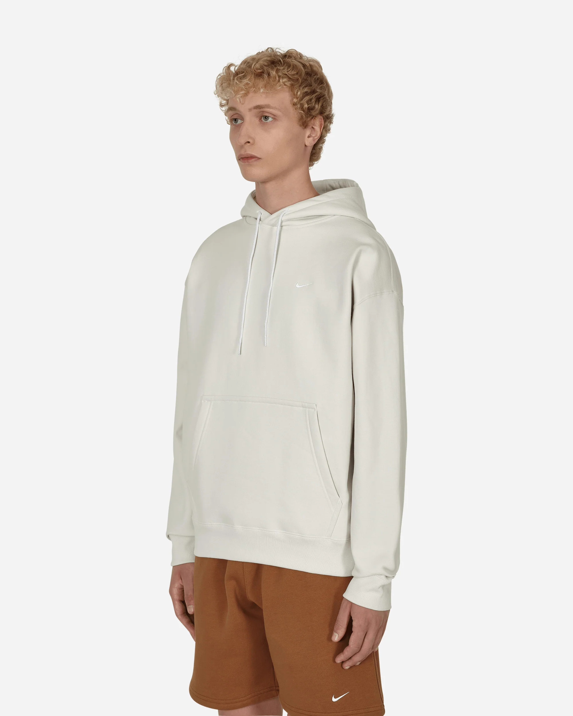 Solo Swoosh Hooded Sweatshirt White - Image 2