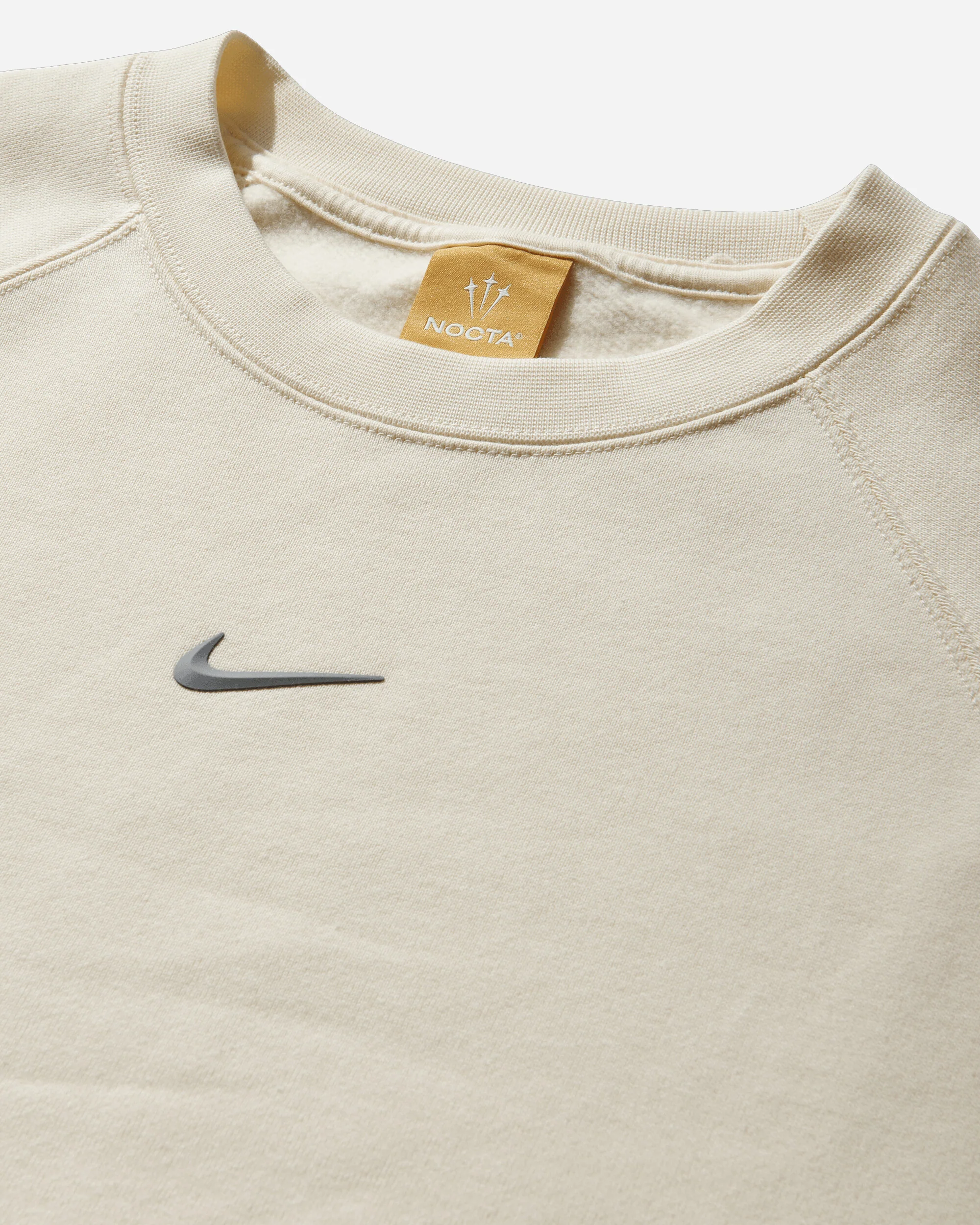 Men's NOCTA Fleece Crewneck Sweatshirt Alabaster - Image 3
