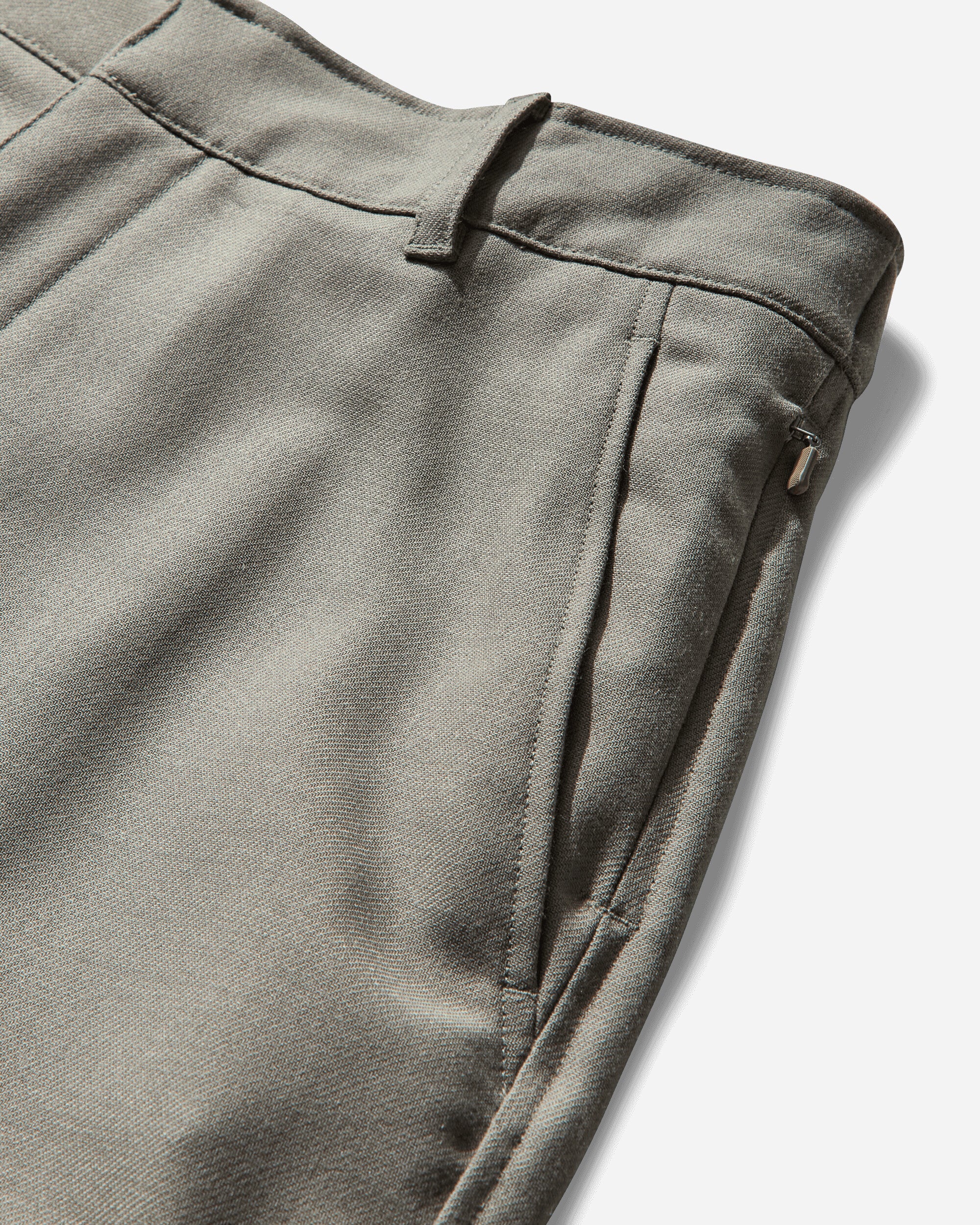 Men's Wool Classic Woven Shorts Light Army - Image 3