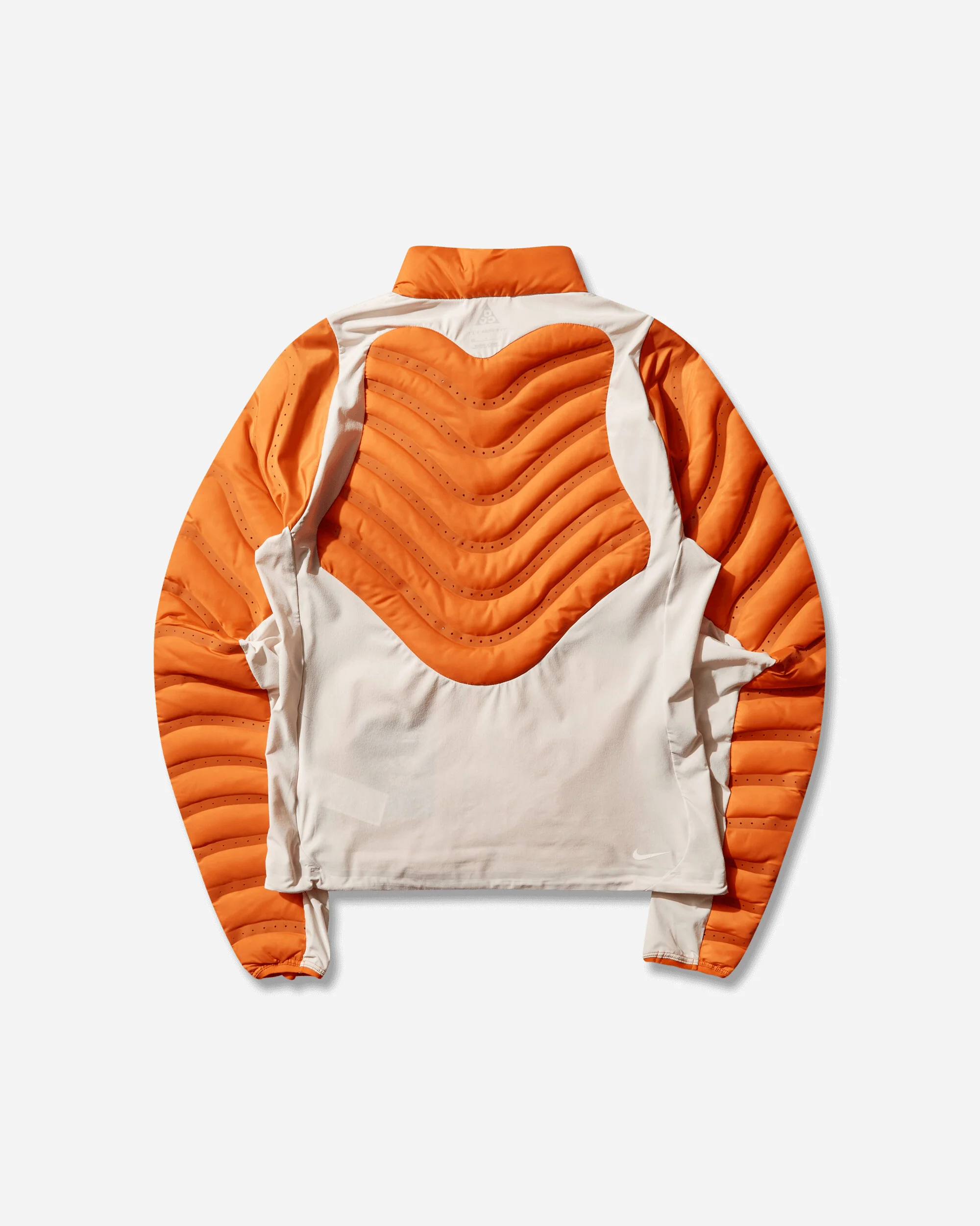 Women's ACG 'Lava Loft' Therma-FIT Trail Running Jacket Safety Orange / Light Orewood Brown - Image 2