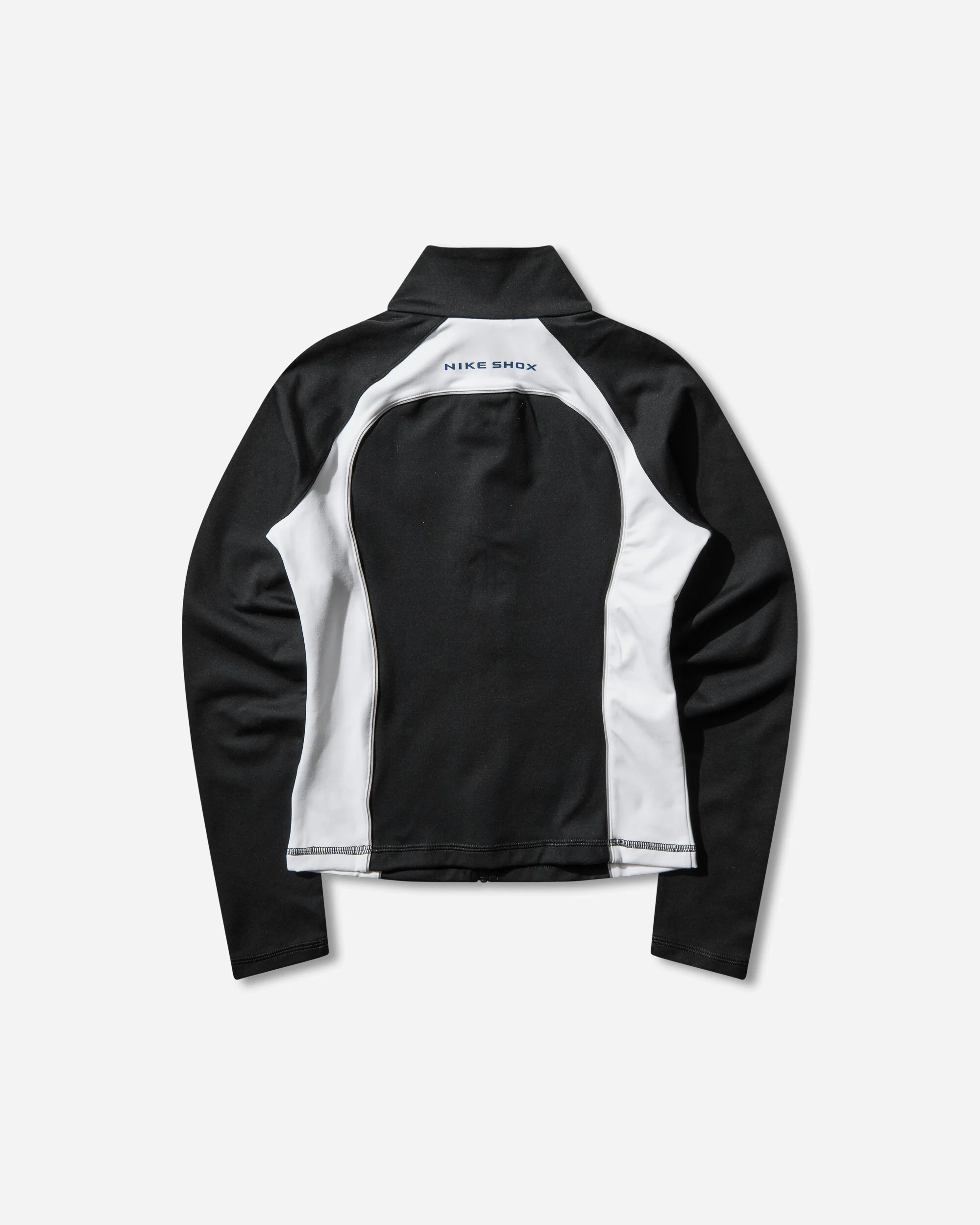 Women's Shox Full-Zip Longsleeve Top Black / White - Image 2