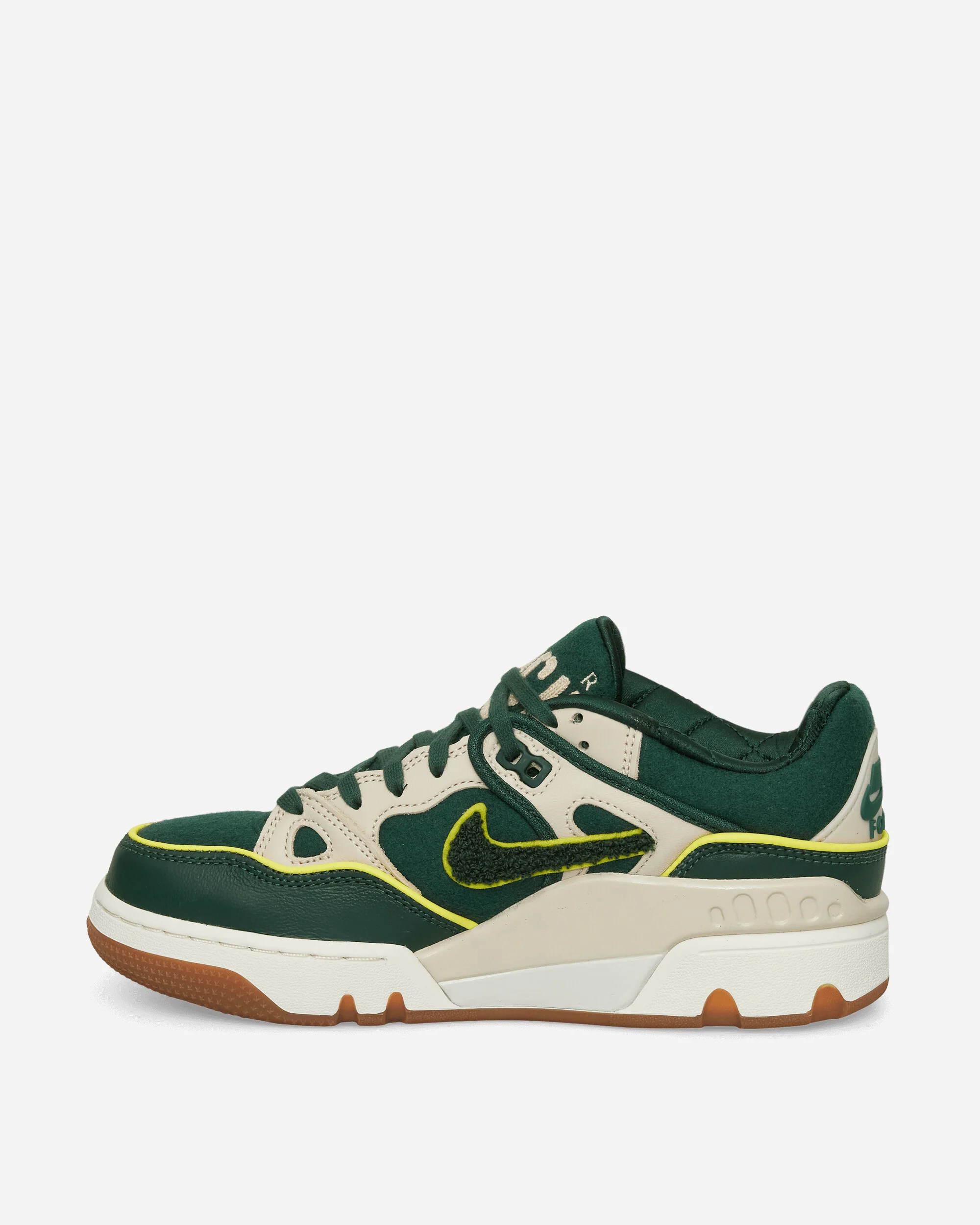 NIGO Air Force 3 Low Sneakers Forest Green / Oatmeal - Image 3