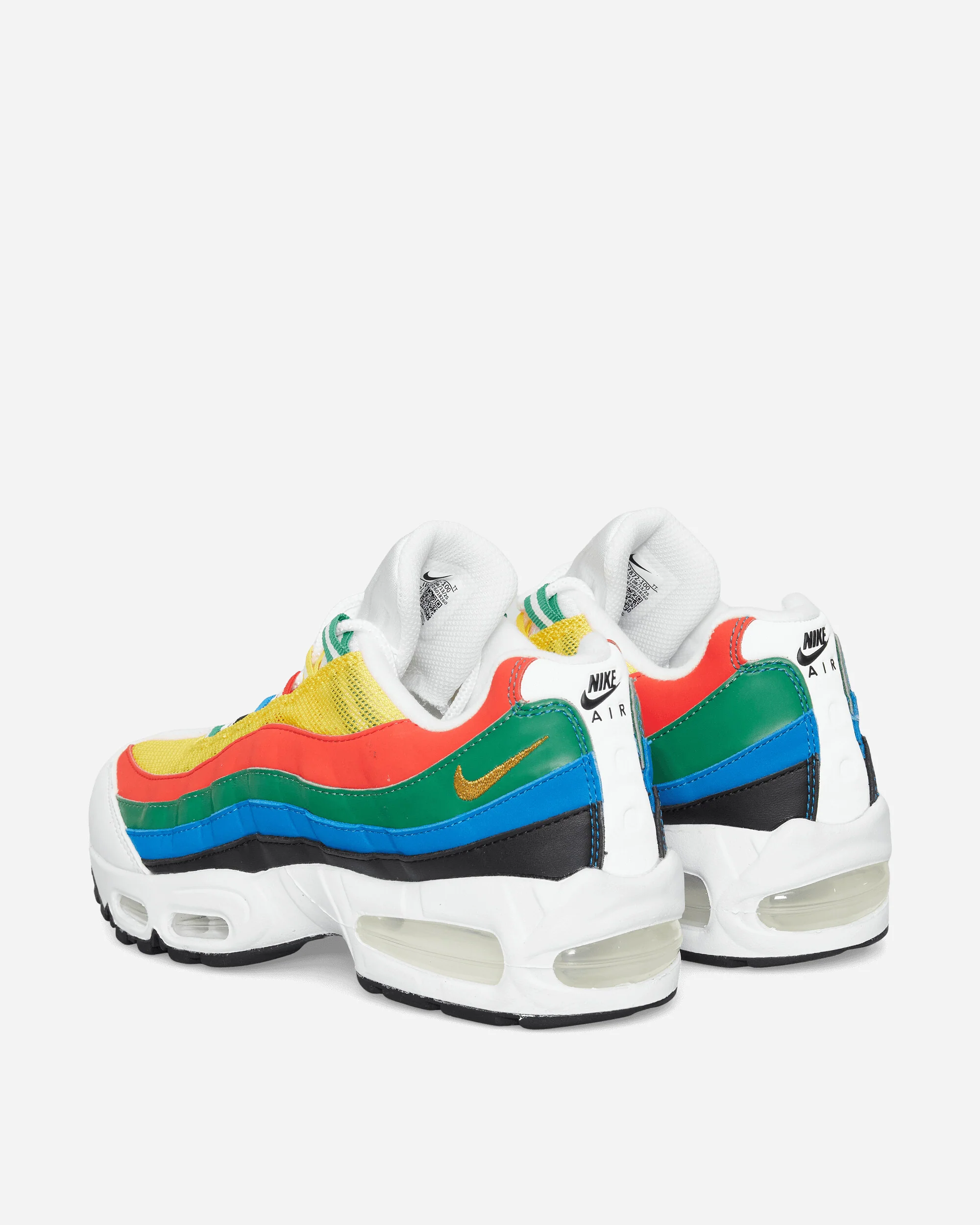 Air Max 95 Big Bubble Sneakers Varsity Maize / Chile Red / Classic Green / Photo Blue - Image 4
