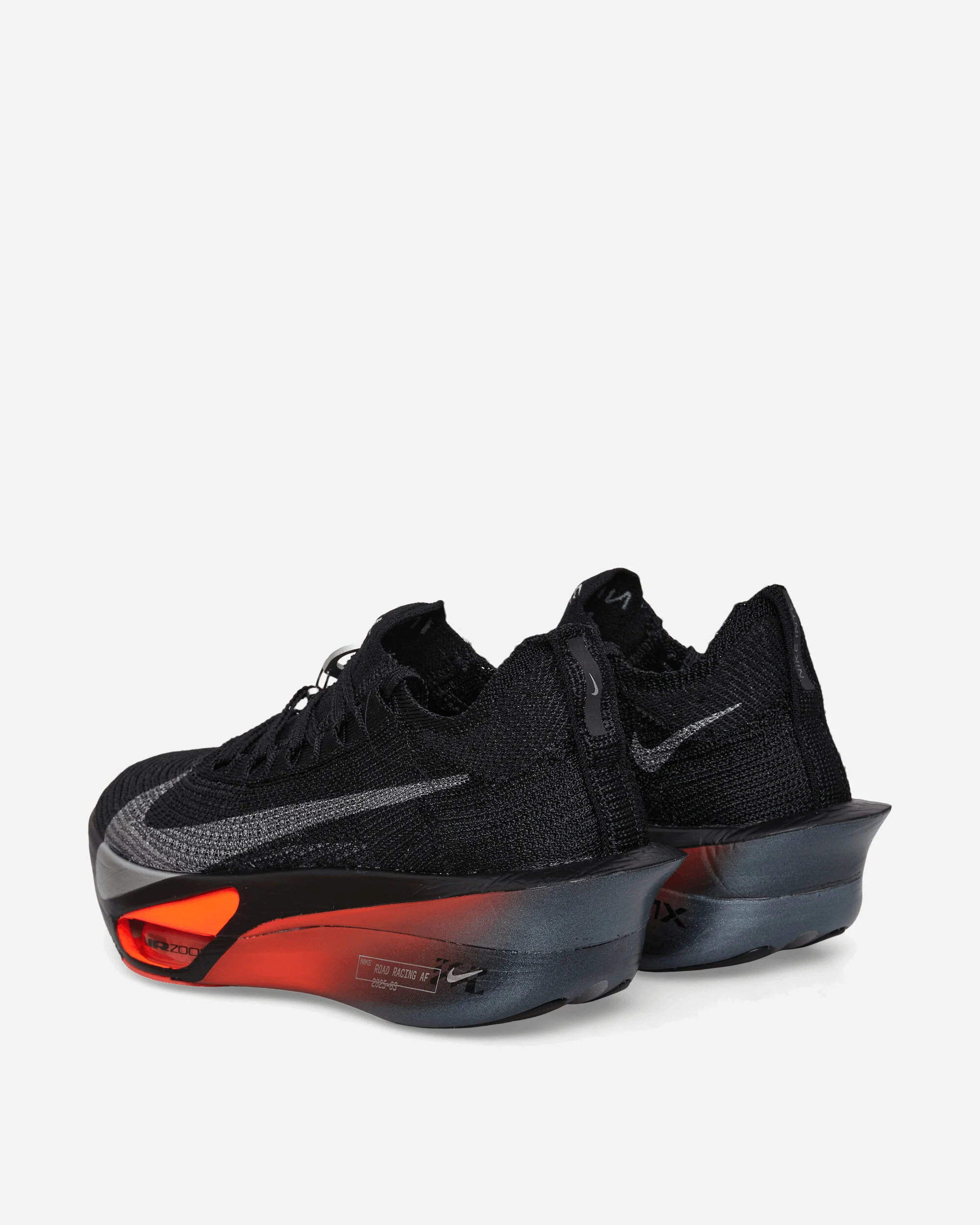 Air Zoom Alphafly 3 Sneakers Black / Metallic Silver / Bright Crimson - Image 4