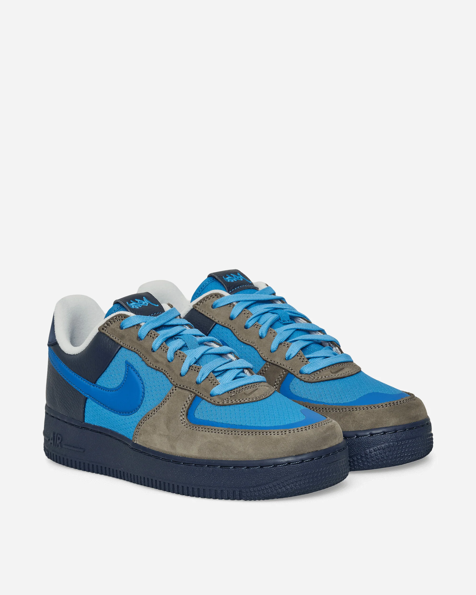 Stash Air Force 1 Low Sneakers Soft Grey / Harbor Blue - Image 2
