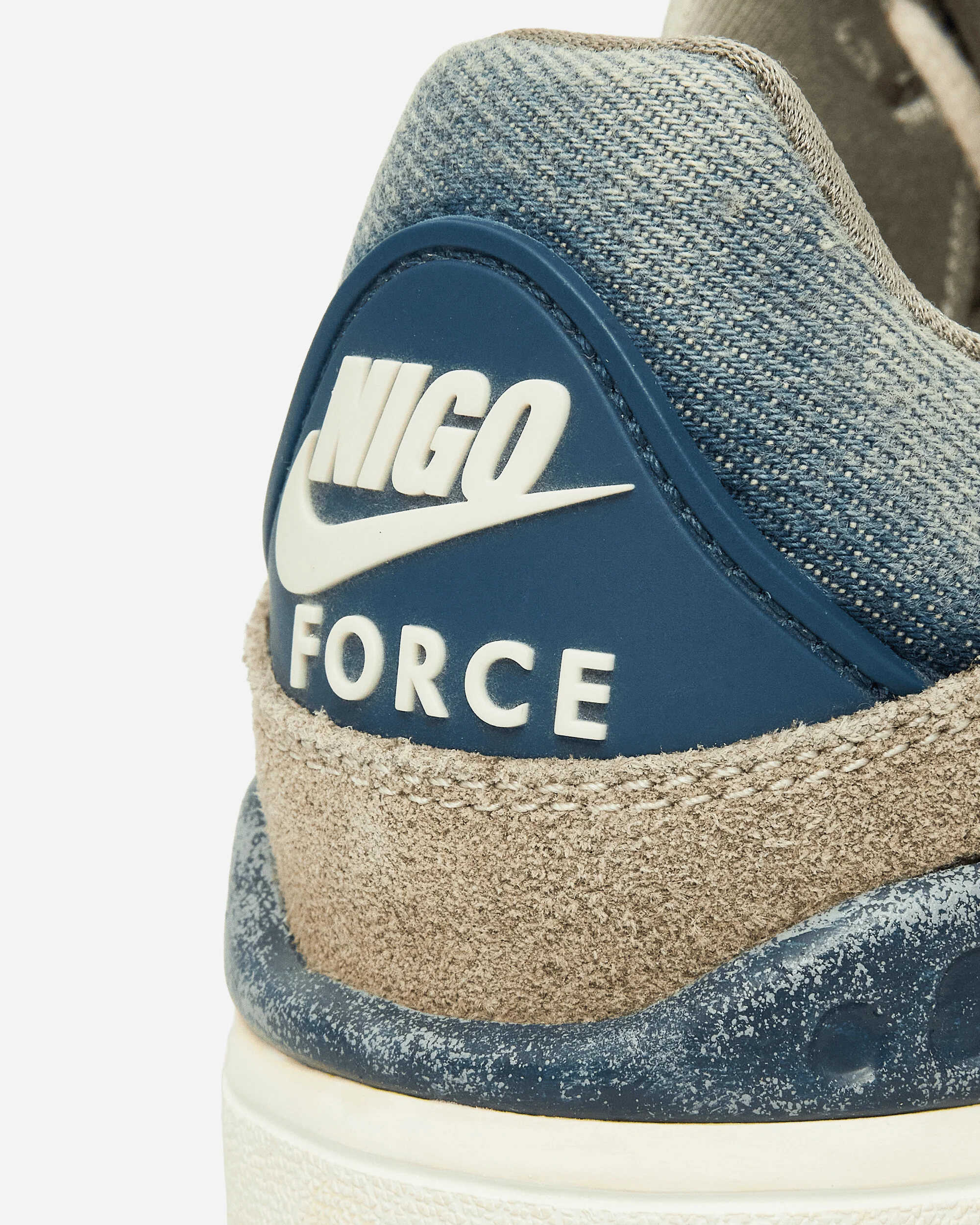 Levi’s x NIGO Air Force 3 Low Sneakers Olive Grey / Metallic Pewter / Navy - Image 6