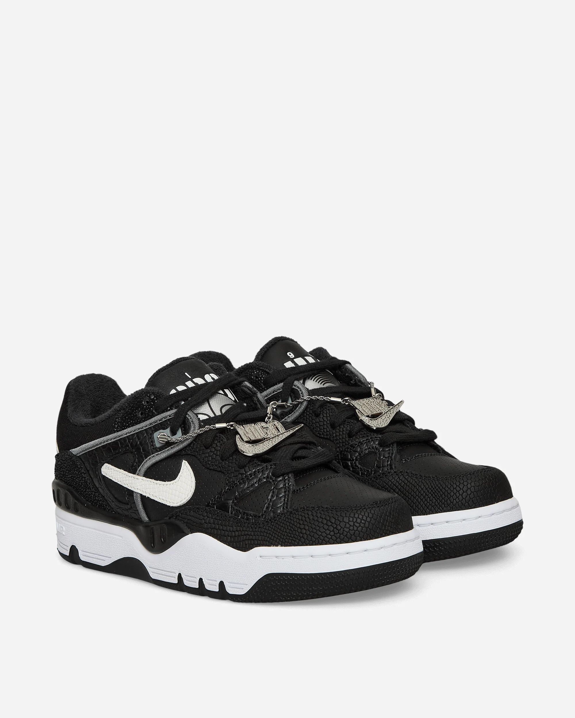 NIGO Air Force 3 Low Sneakers Black / White - Image 2