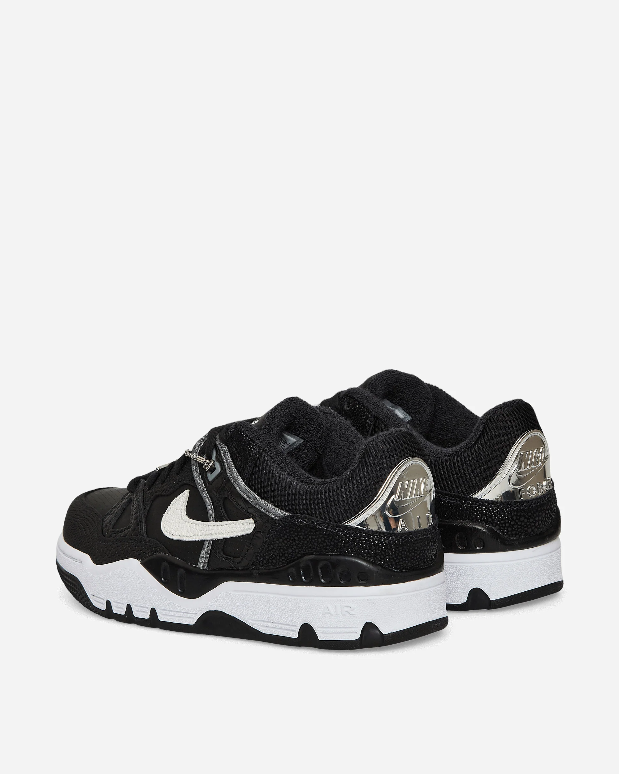 NIGO Air Force 3 Low Sneakers Black / White - Image 4
