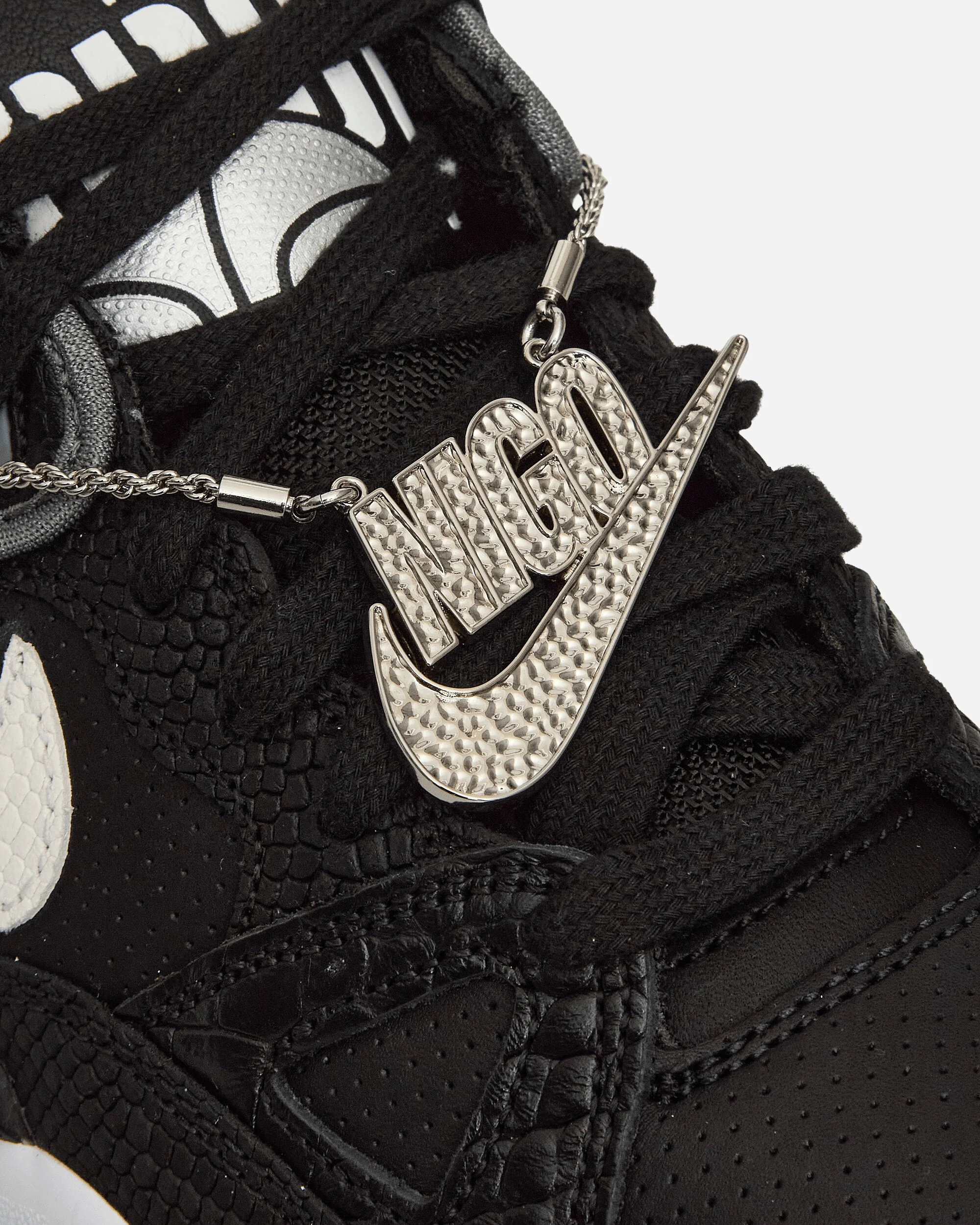 NIGO Air Force 3 Low Sneakers Black / White - Image 6