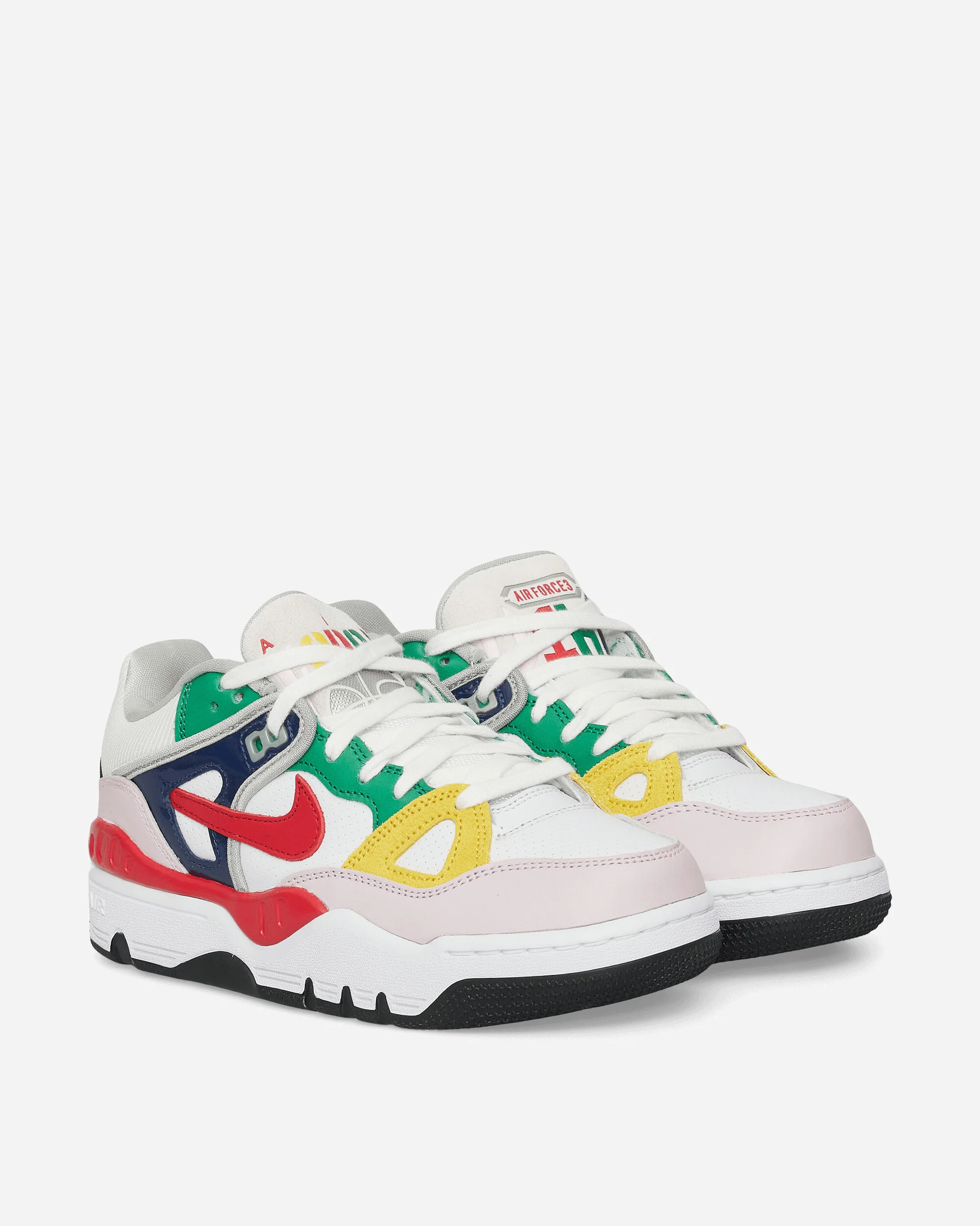 Nigo Air Force 3 Low Sneakers Blue Void / Tour Yellow - Image 2