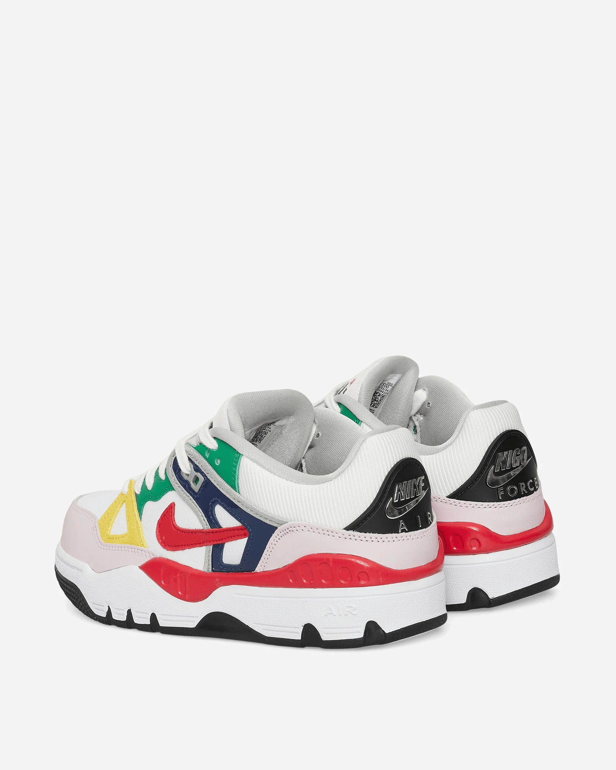 Nigo Air Force 3 Low Sneakers Blue Void / Tour Yellow - Image 4