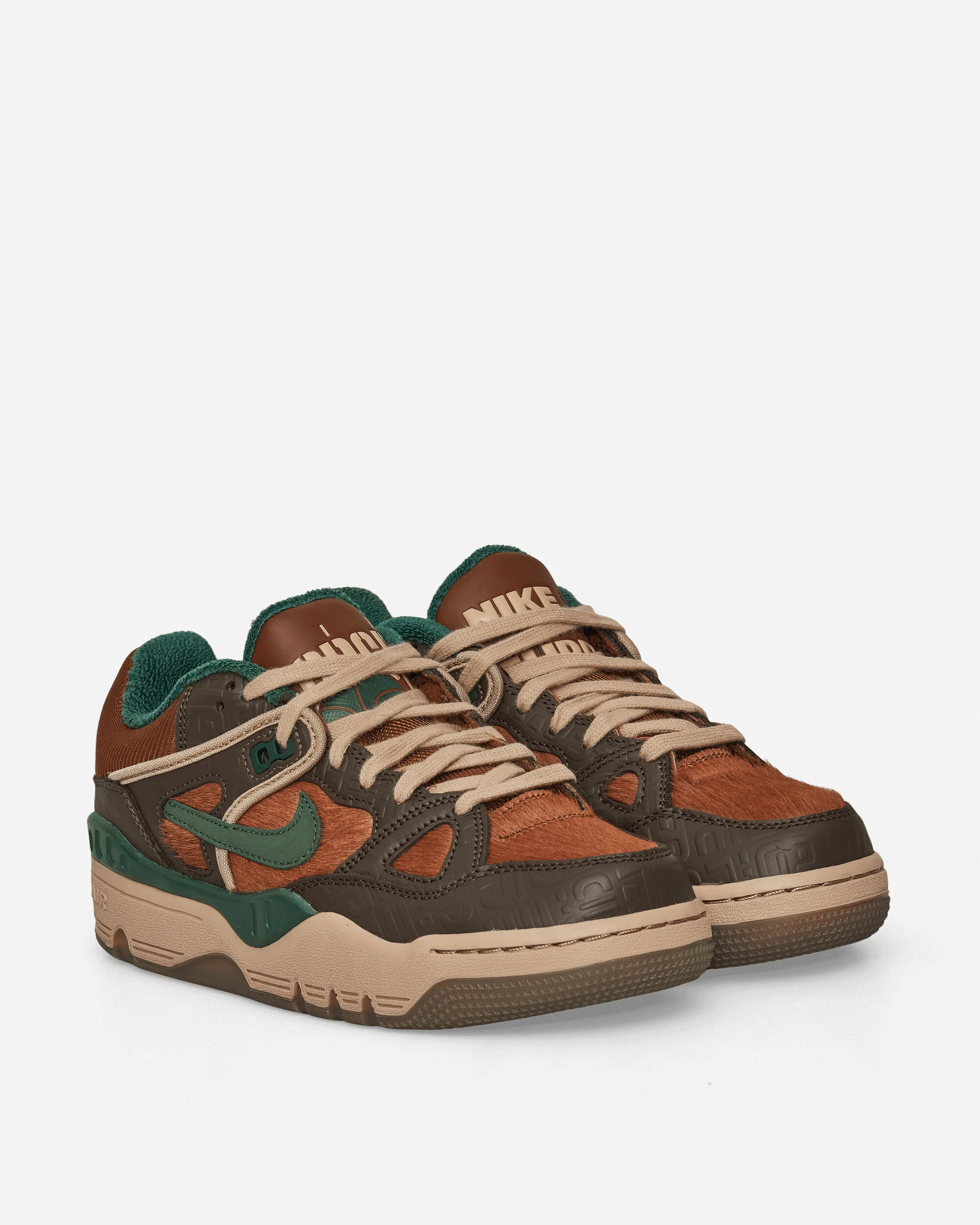 NIGO Air Force 3 Low Sneakers Baroque Brown / Pecan - Image 2