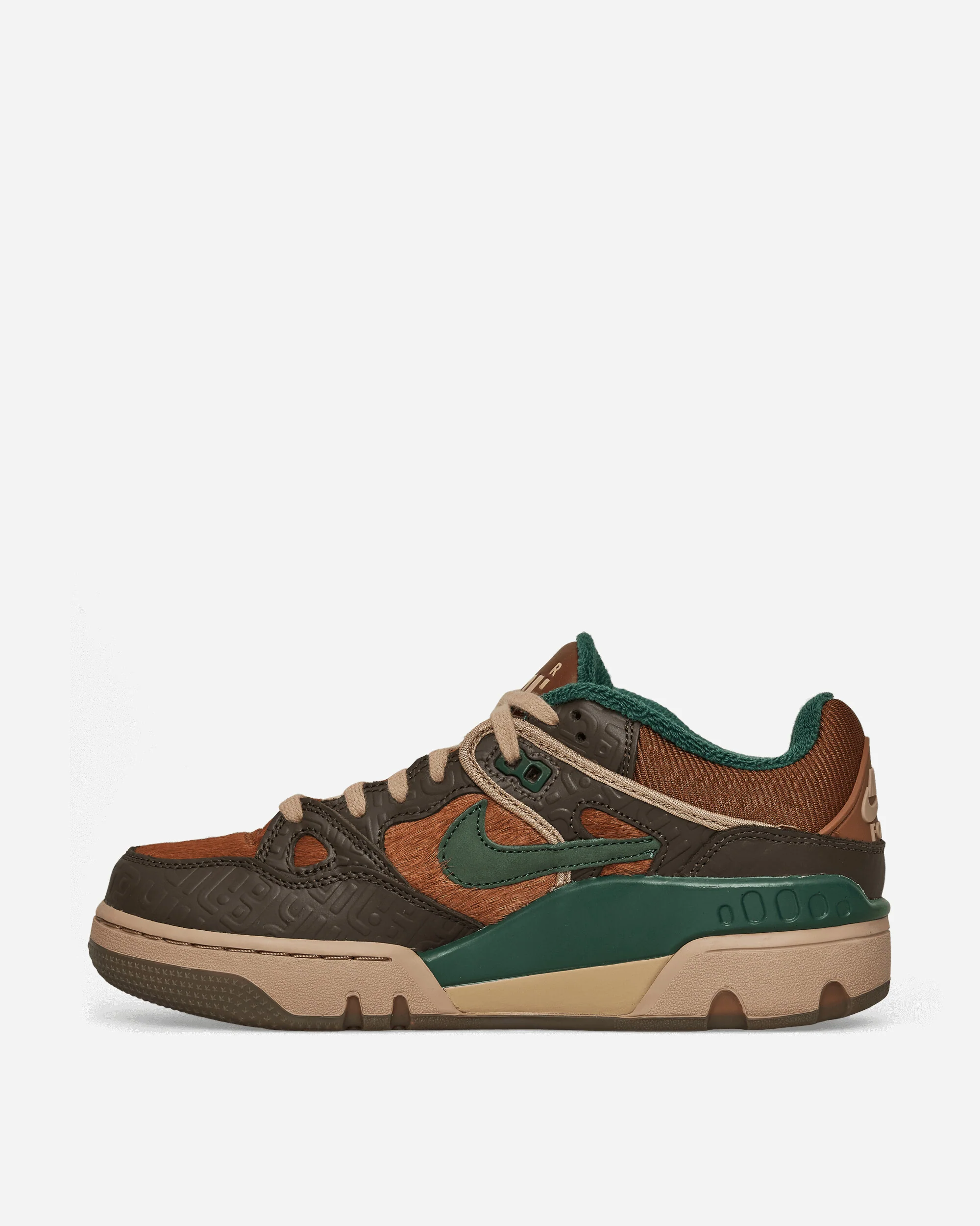 NIGO Air Force 3 Low Sneakers Baroque Brown / Pecan - Image 3