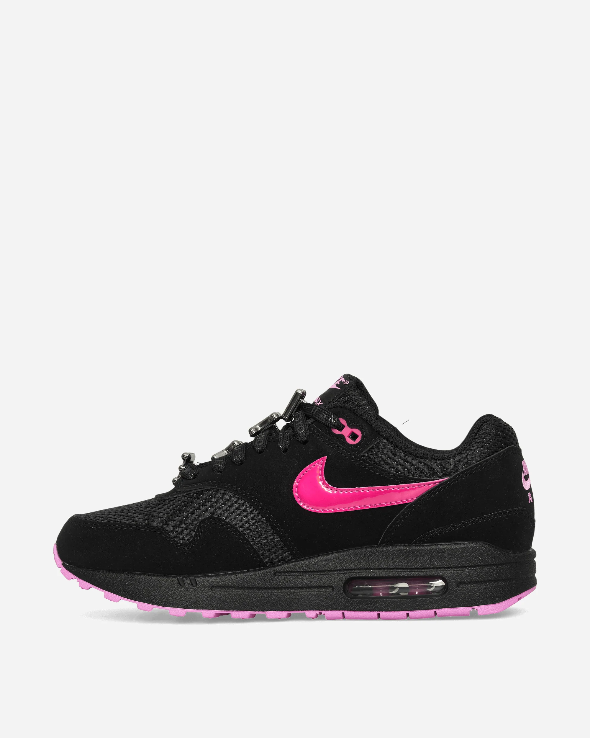 Air Max 1 Premium Sneakers Black / Playful Pink - Image 3