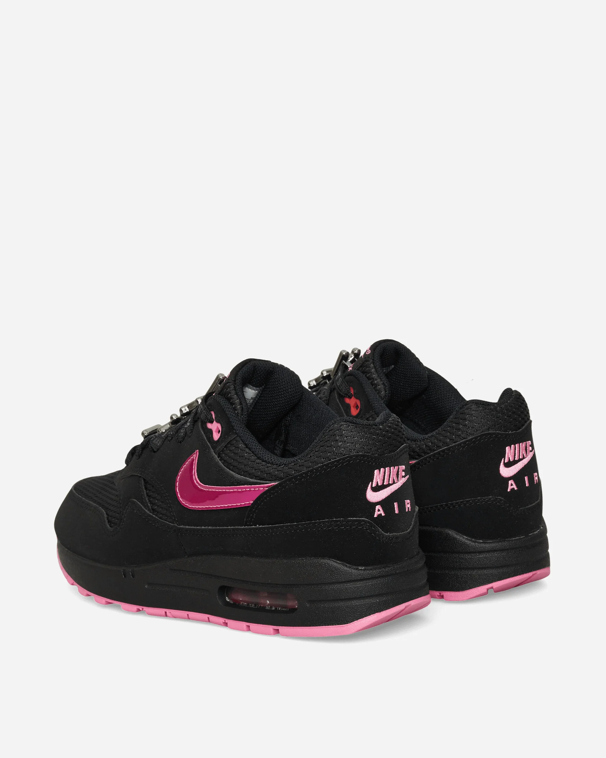 Air Max 1 Premium Sneakers Black / Playful Pink - Image 4