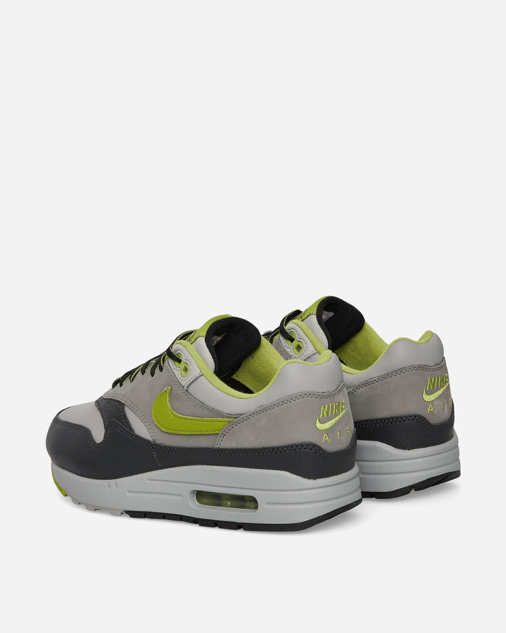HUF Air Max 1 Sneakers Anthracite / Pear / Medium Grey - Image 4