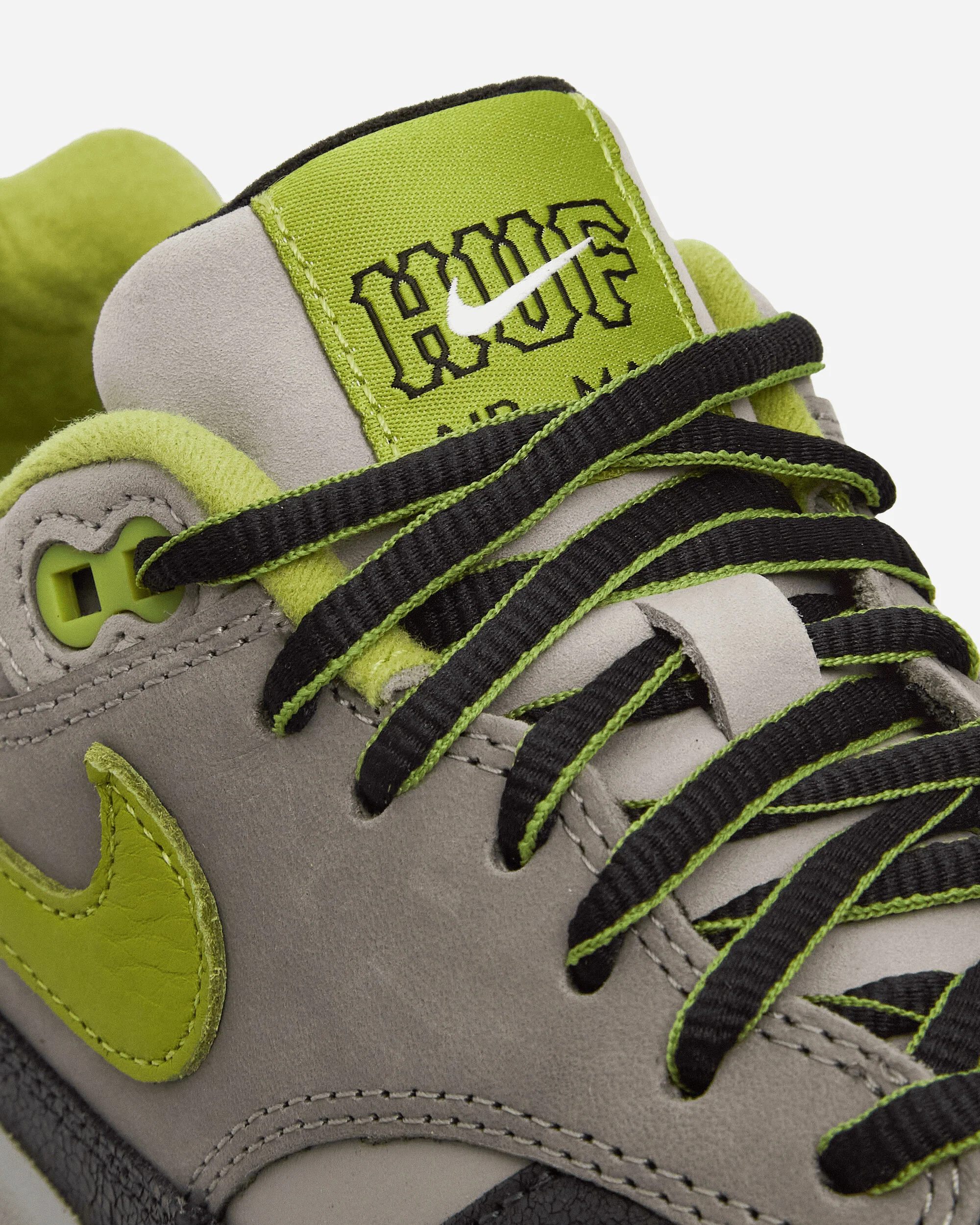 HUF Air Max 1 Sneakers Anthracite / Pear / Medium Grey - Image 6