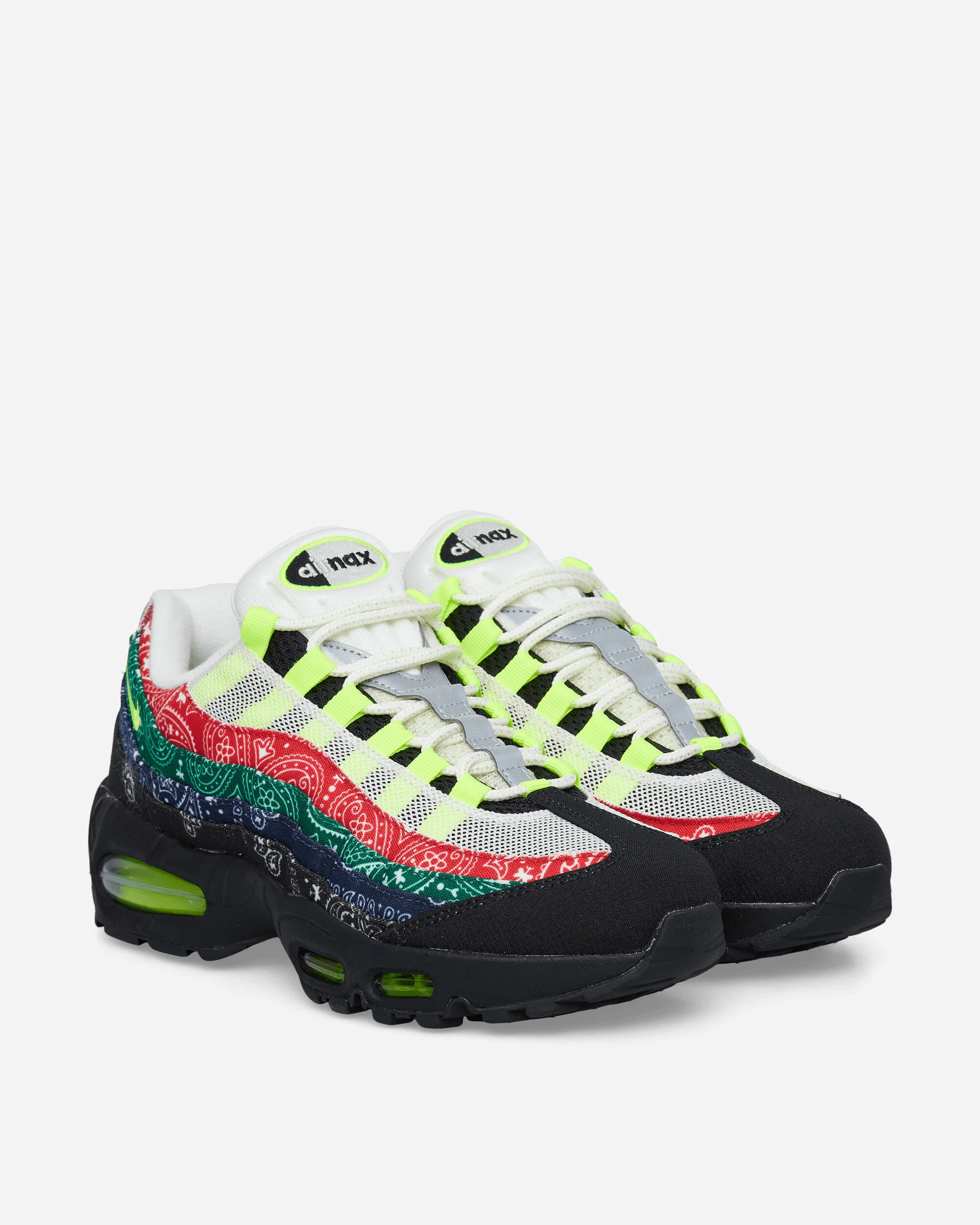 Air Max 95 Big Bubble Sneakers Volt / University Red - Image 2