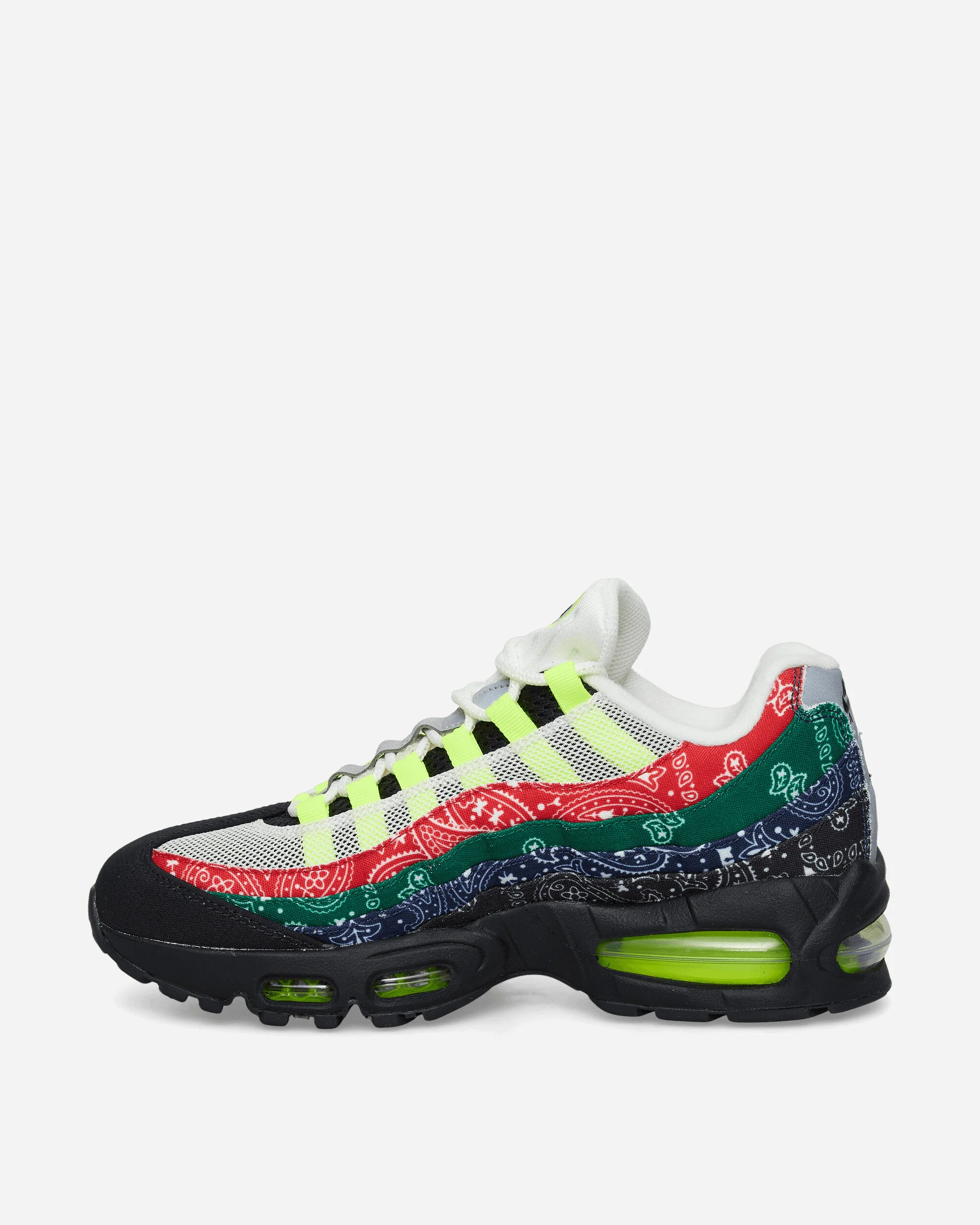 Air Max 95 Big Bubble Sneakers Volt / University Red - Image 3