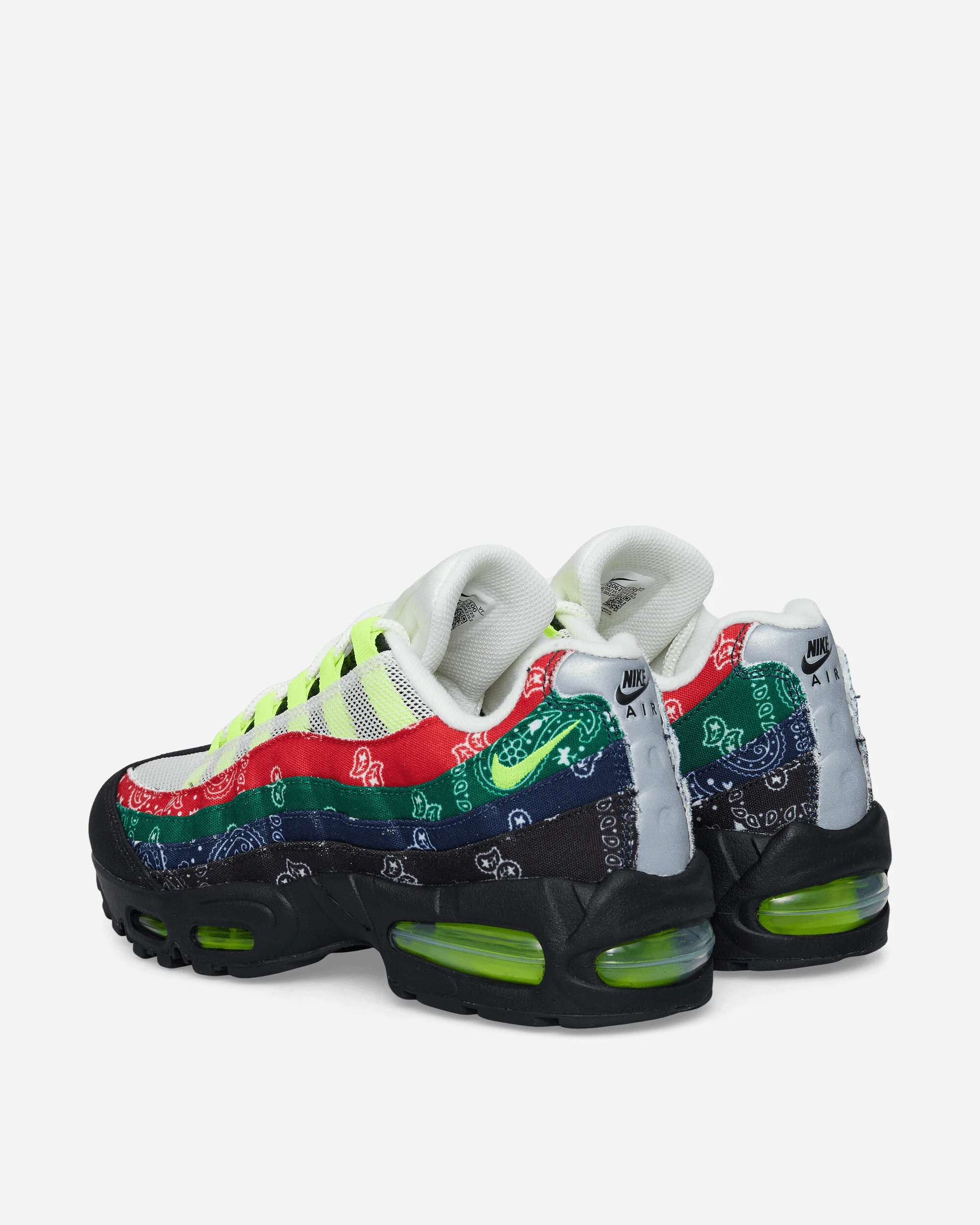 Air Max 95 Big Bubble Sneakers Volt / University Red - Image 4