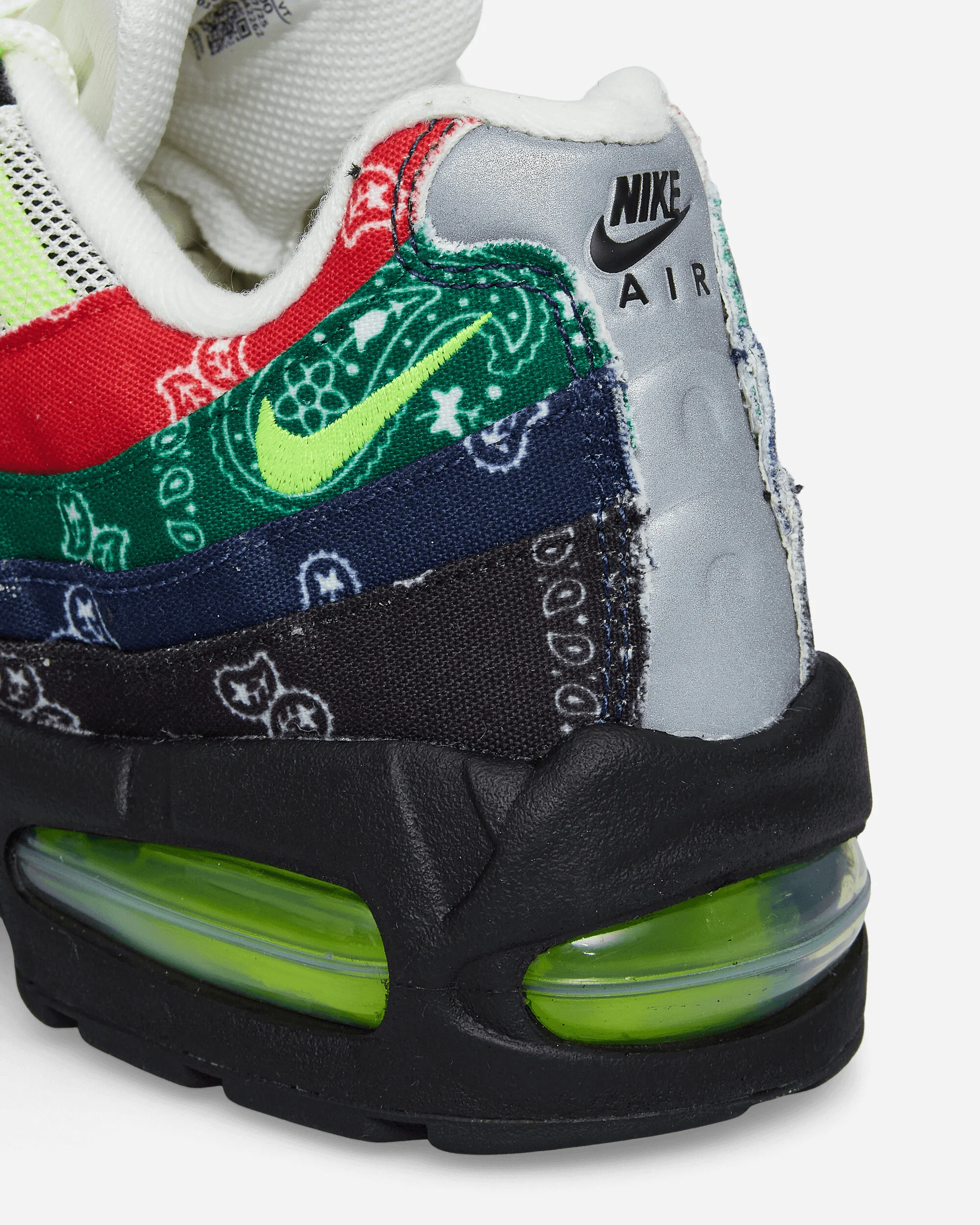 Air Max 95 Big Bubble Sneakers Volt / University Red - Image 6