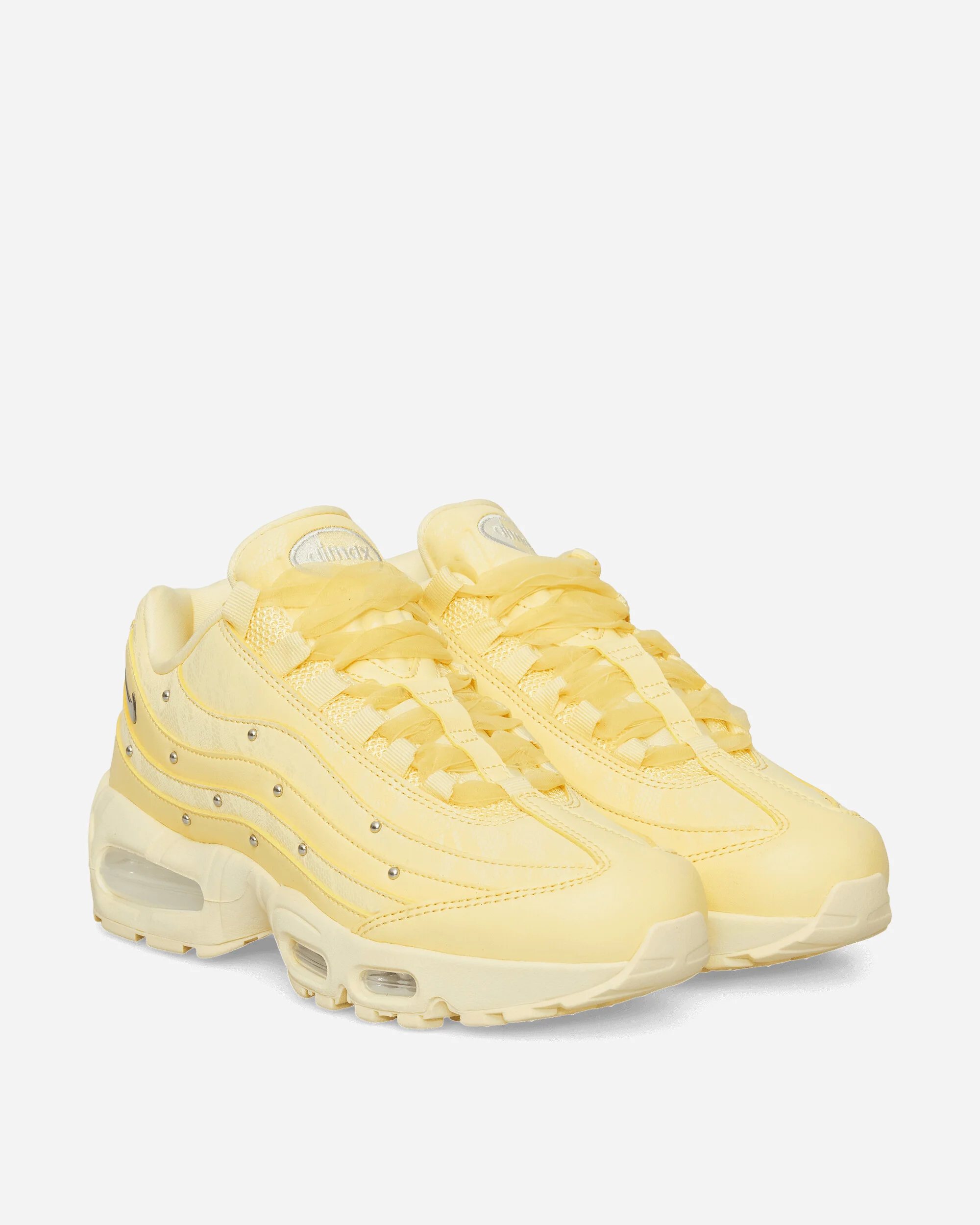 Women's Air Max 95 Big Bubble Sneakers Soft Yellow - Image 2